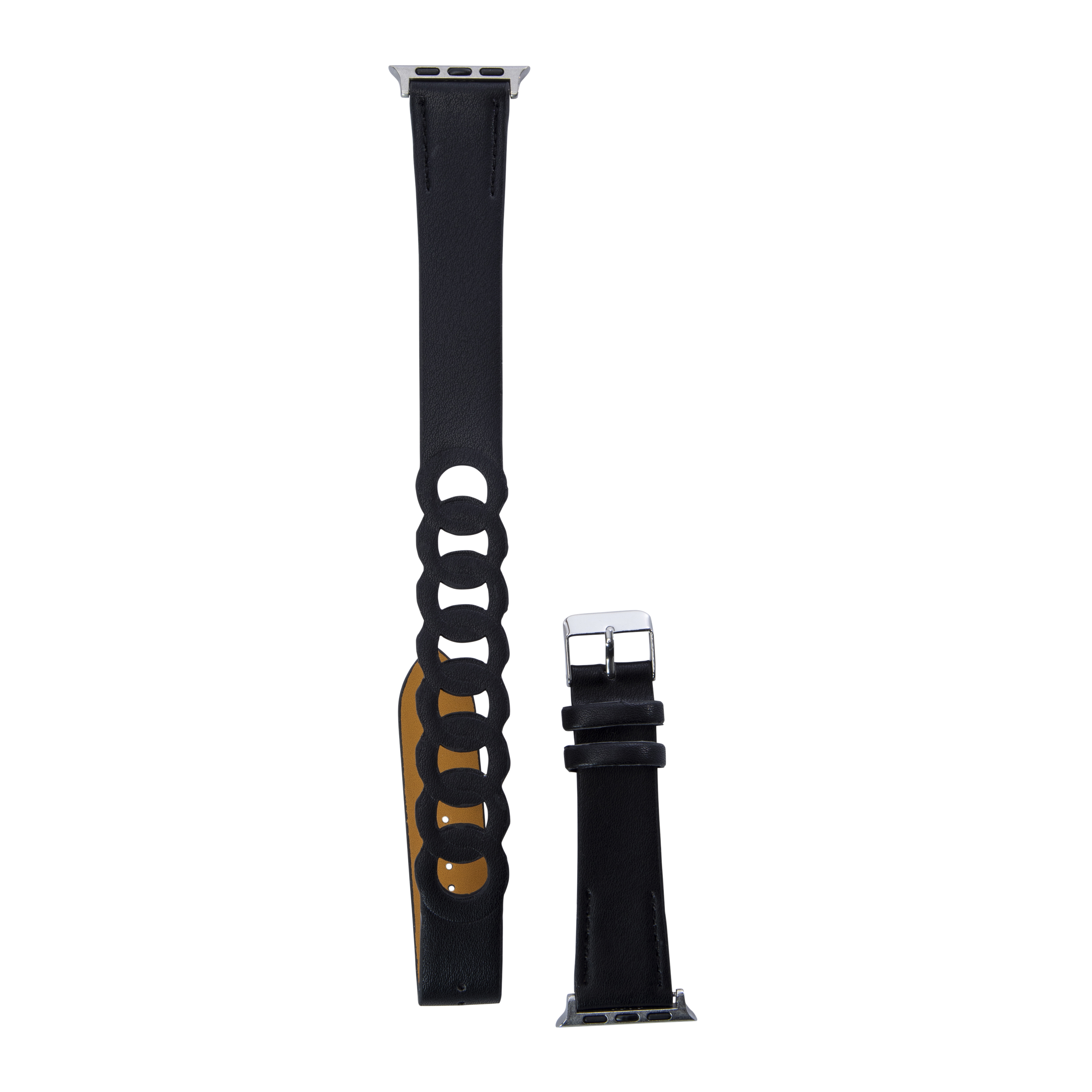 Faux Leather Double-Wrap Strap Watch Band For Apple Watch®