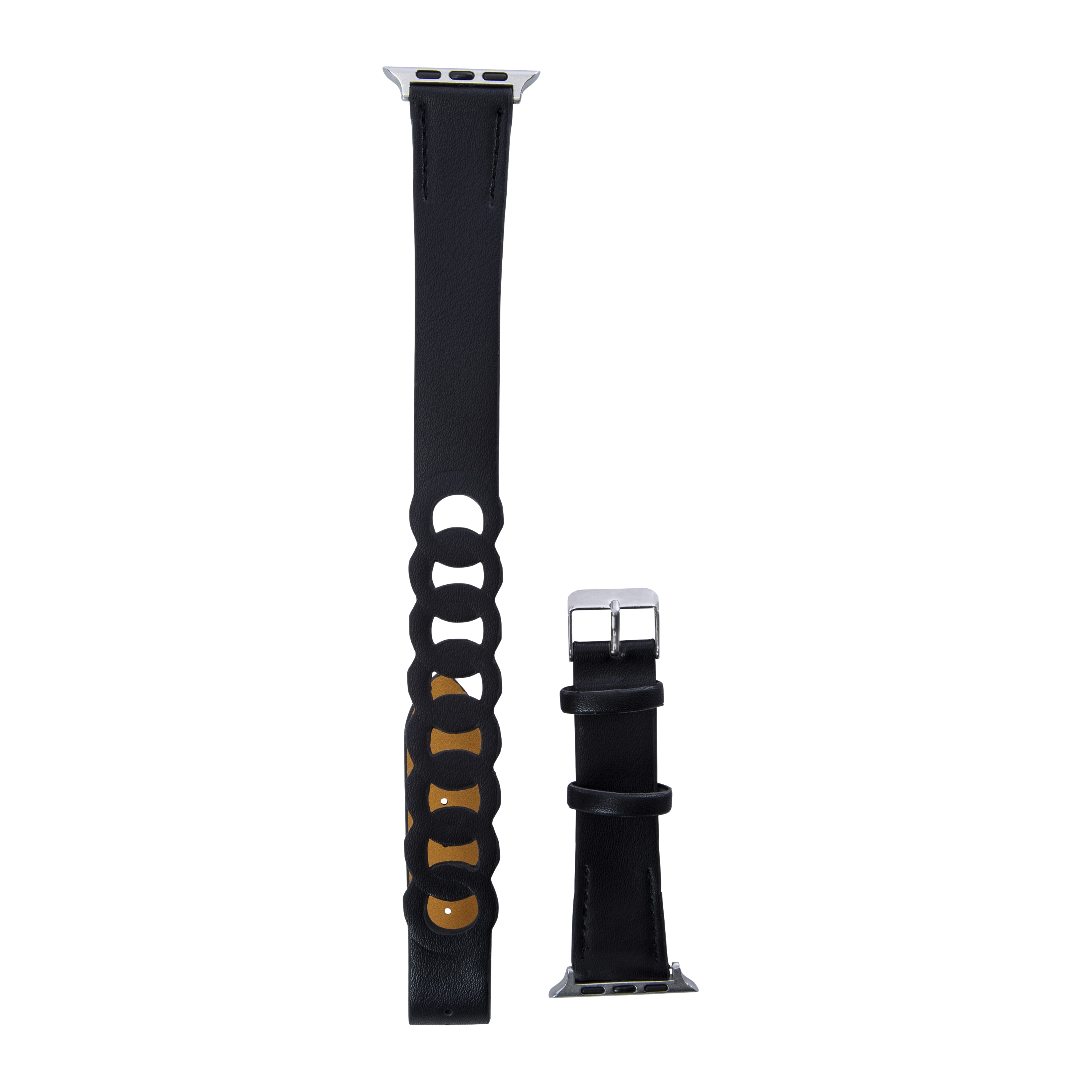 Faux Leather Double-Wrap Strap Watch Band For Apple Watch®