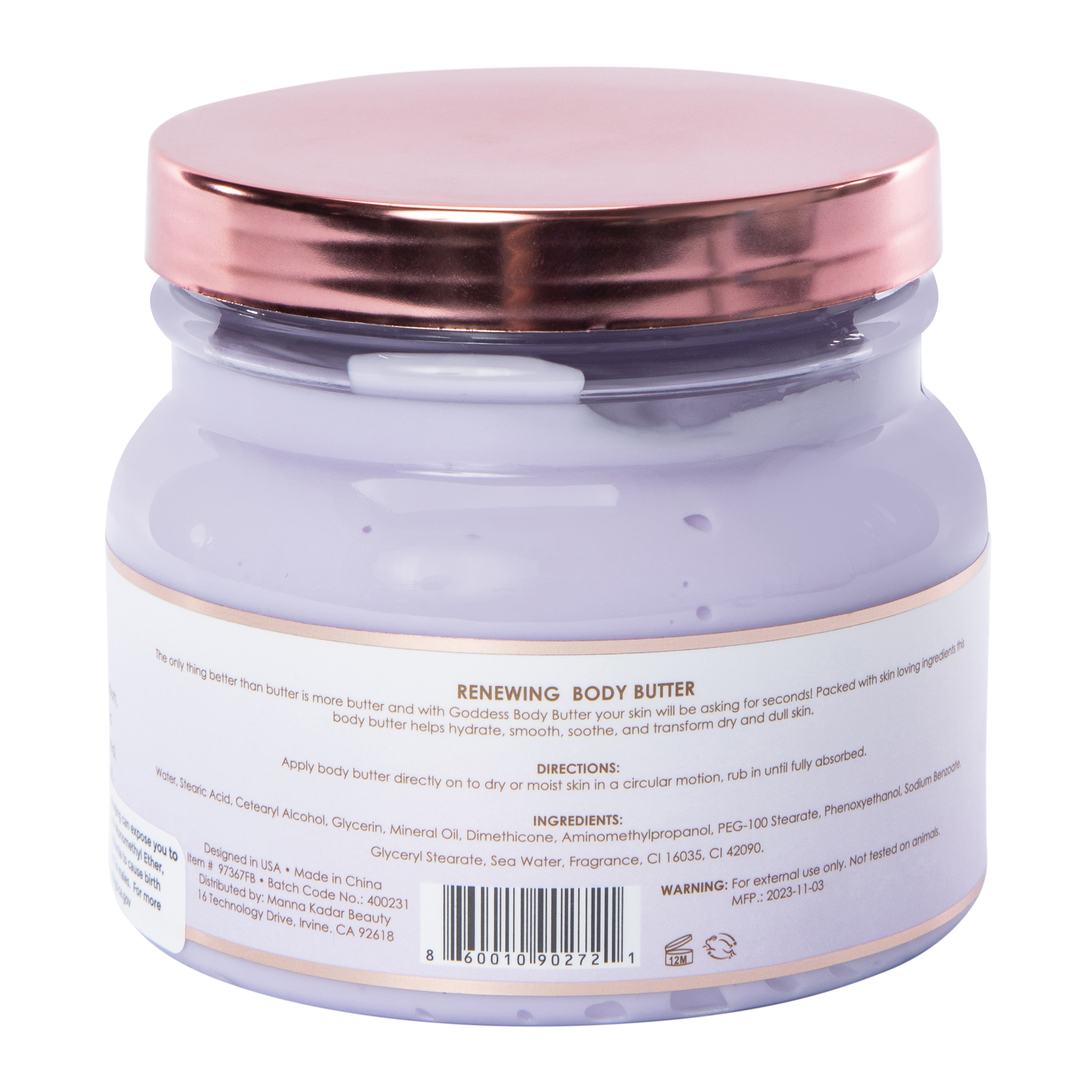 Goddess Renewing Body Butter 13.5oz - Lavender