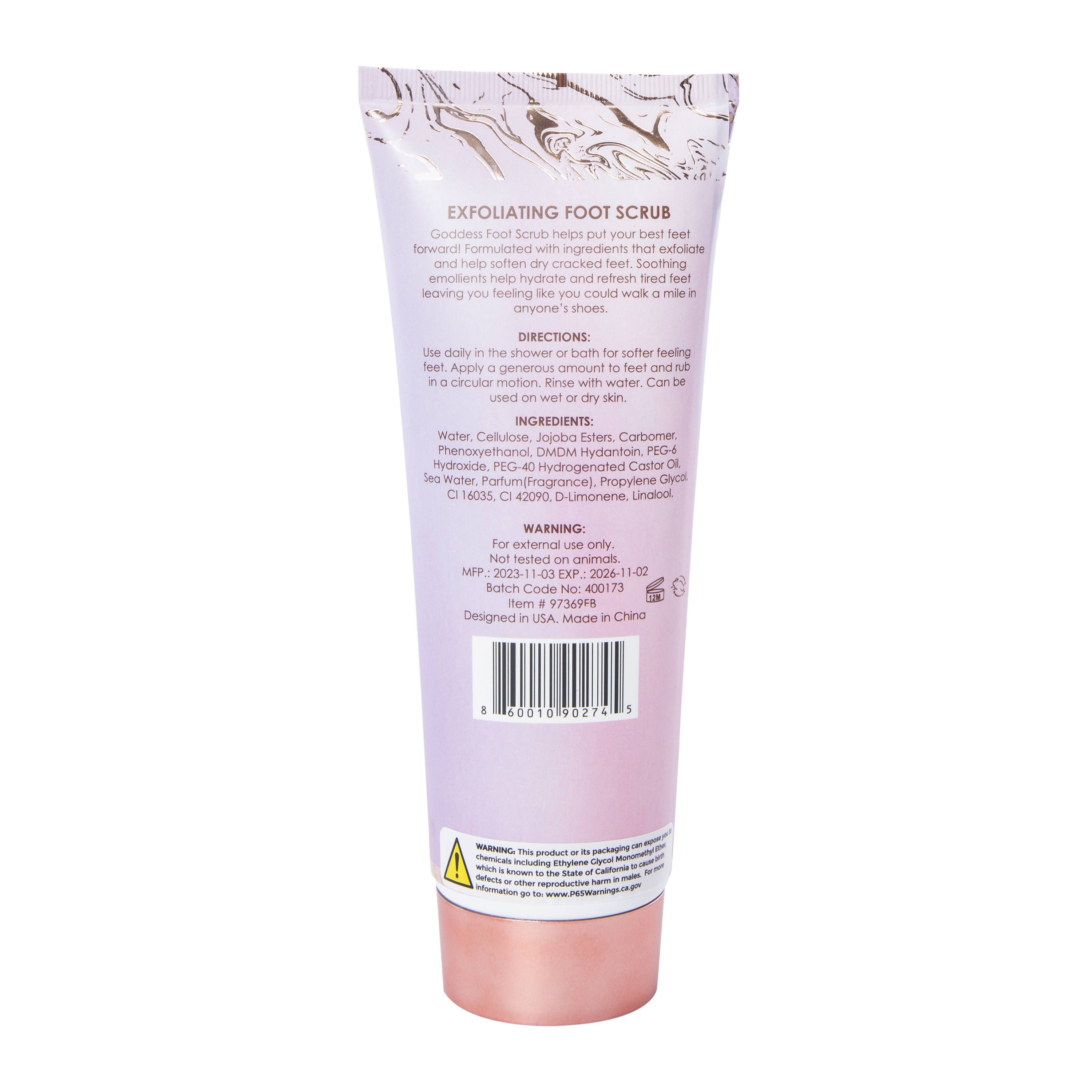 Goddess By Manna Kadar Exfoliating Foot Scrub