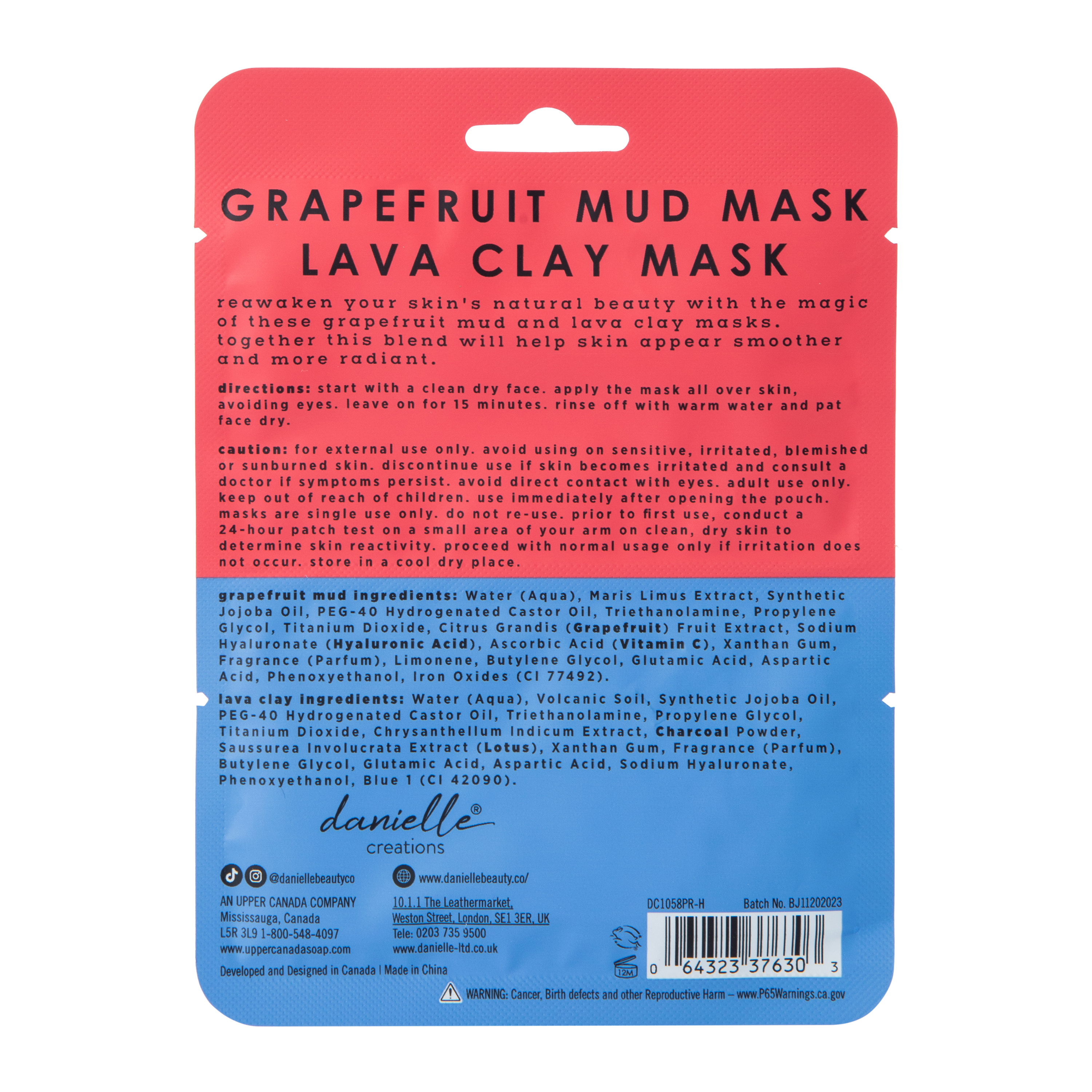 Danielle Creations® Clay Masks 0.2oz, 2-Count