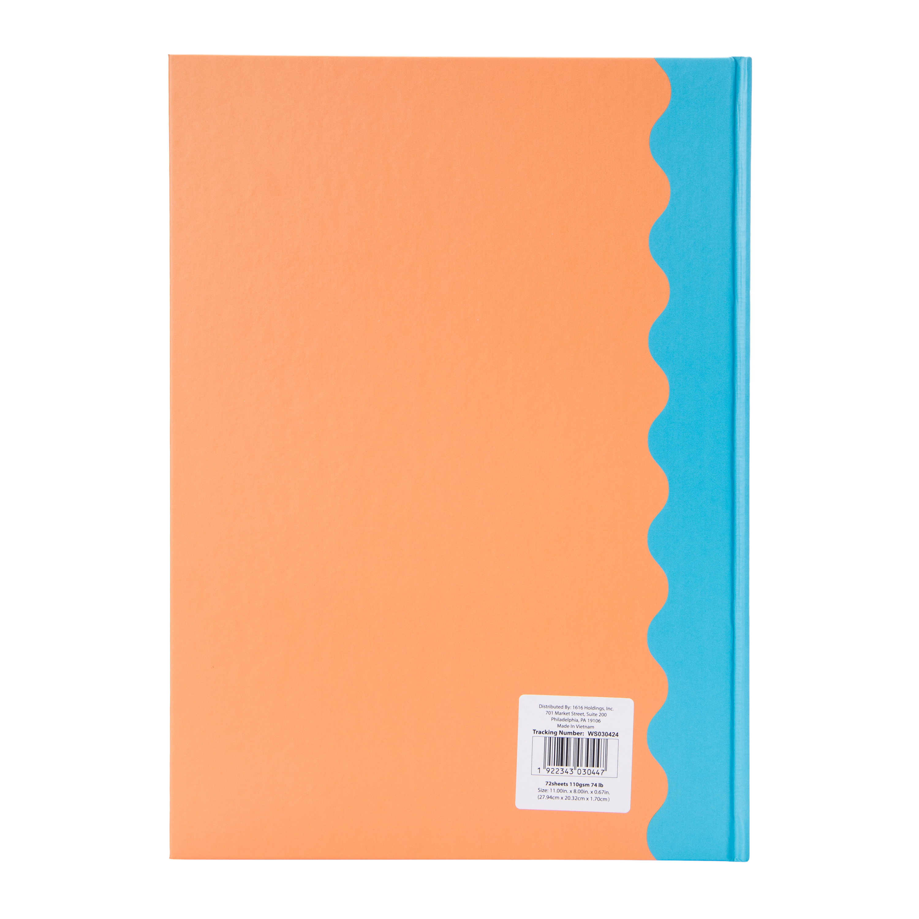 Scalloped-Edge Sketchbook 8in x 11in