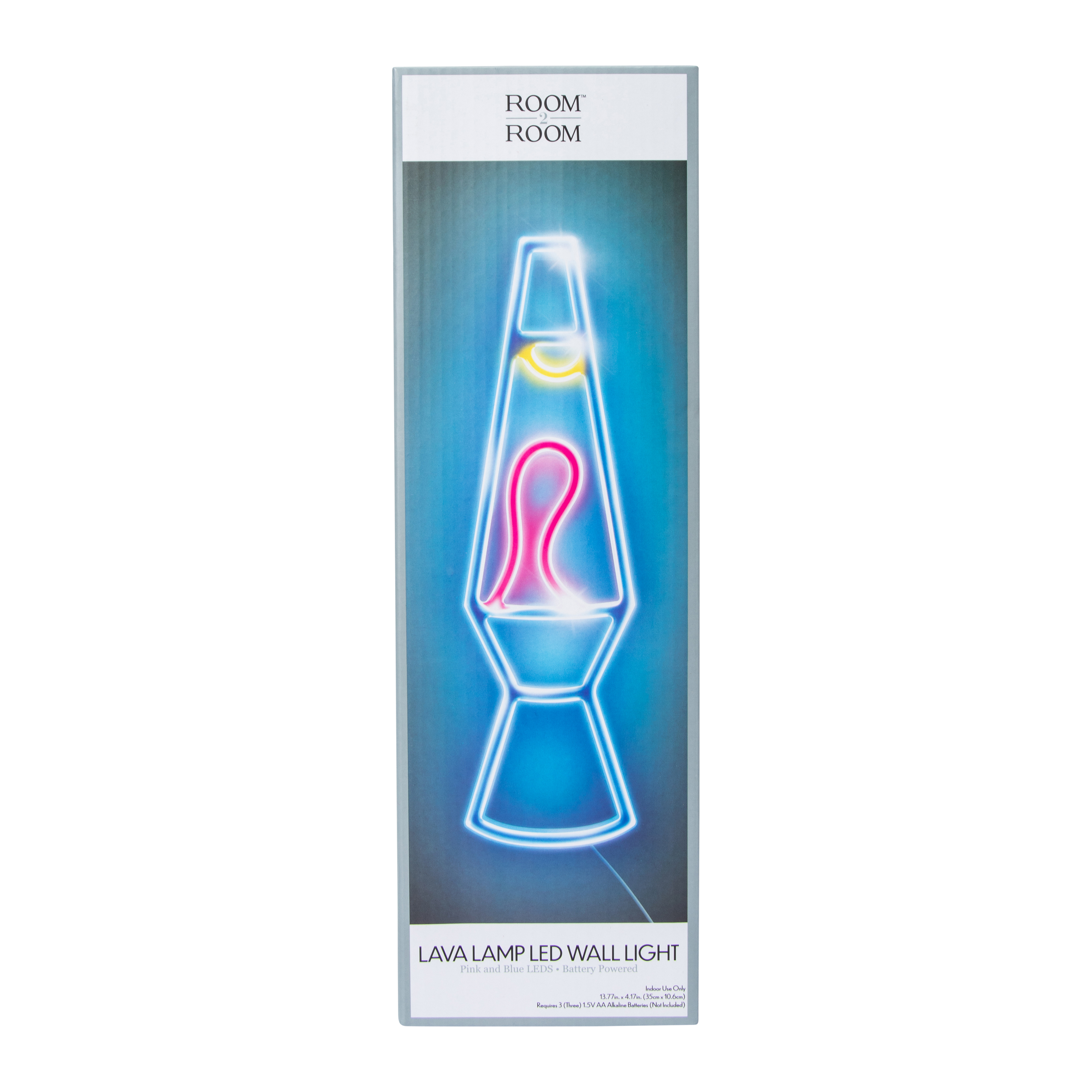Lava Lamp LED Wall Light 4.17in x 13.77in