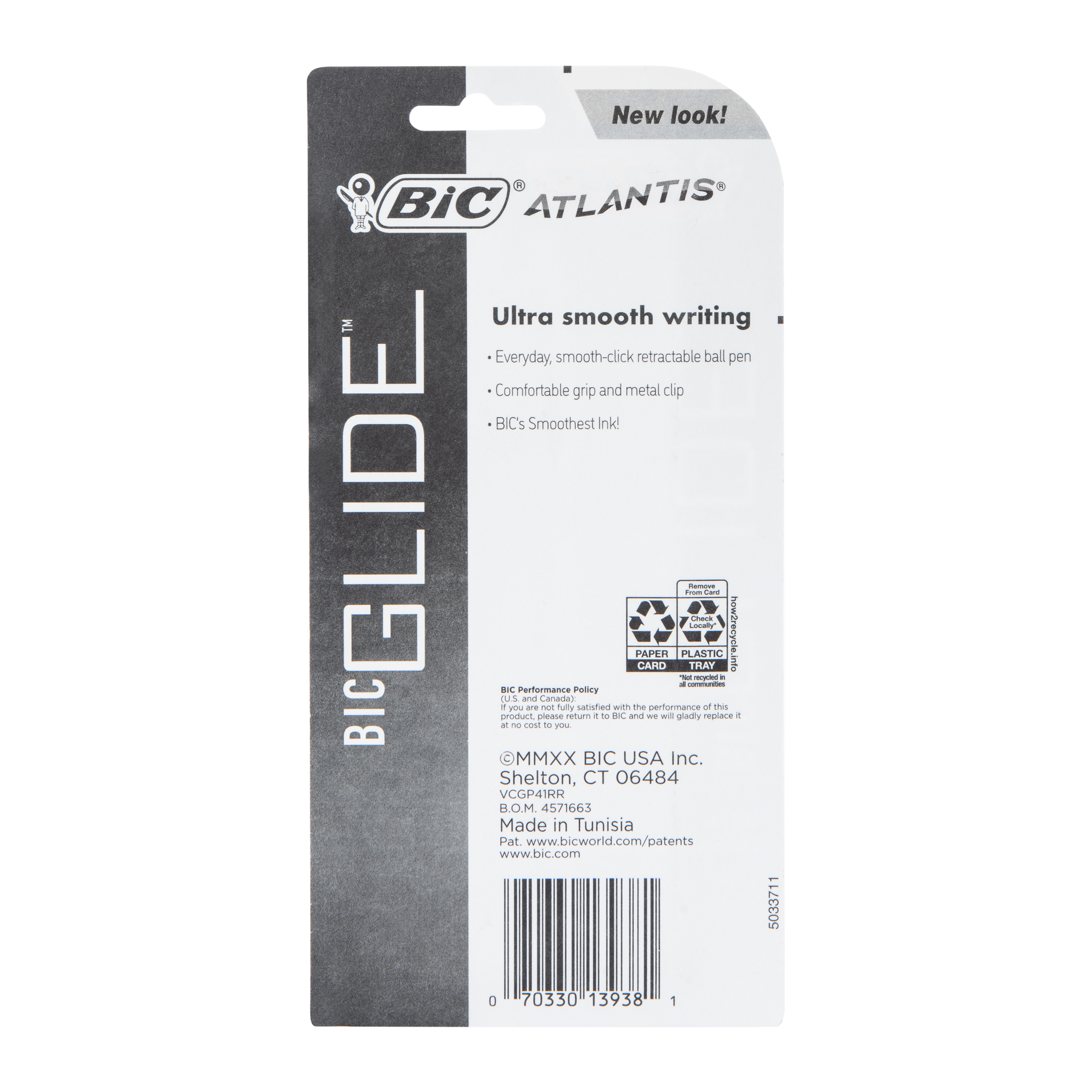 Bic® Big Glide™ Ball Pens 4-Count