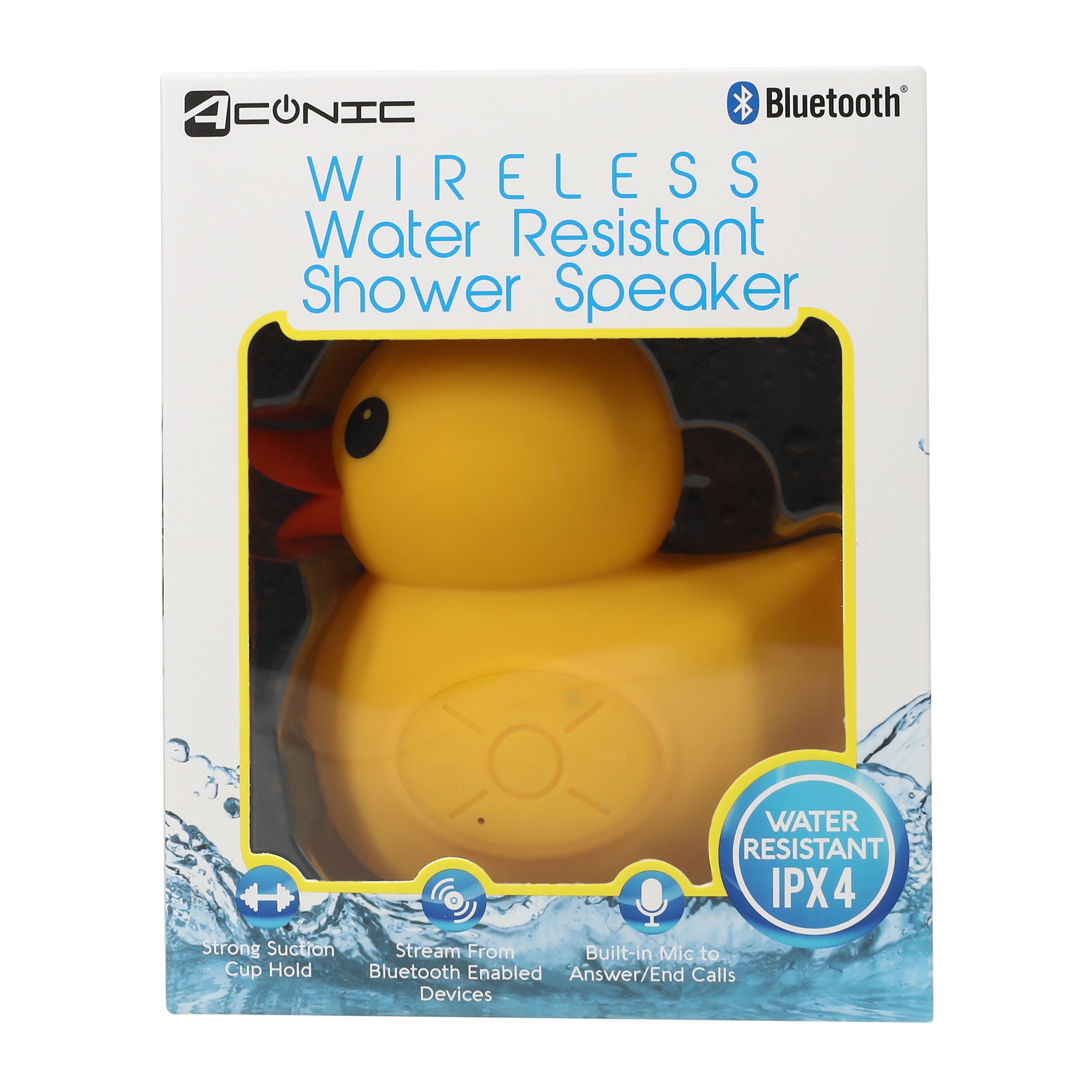 Novelty Wireless Water-Resistant Shower Speaker