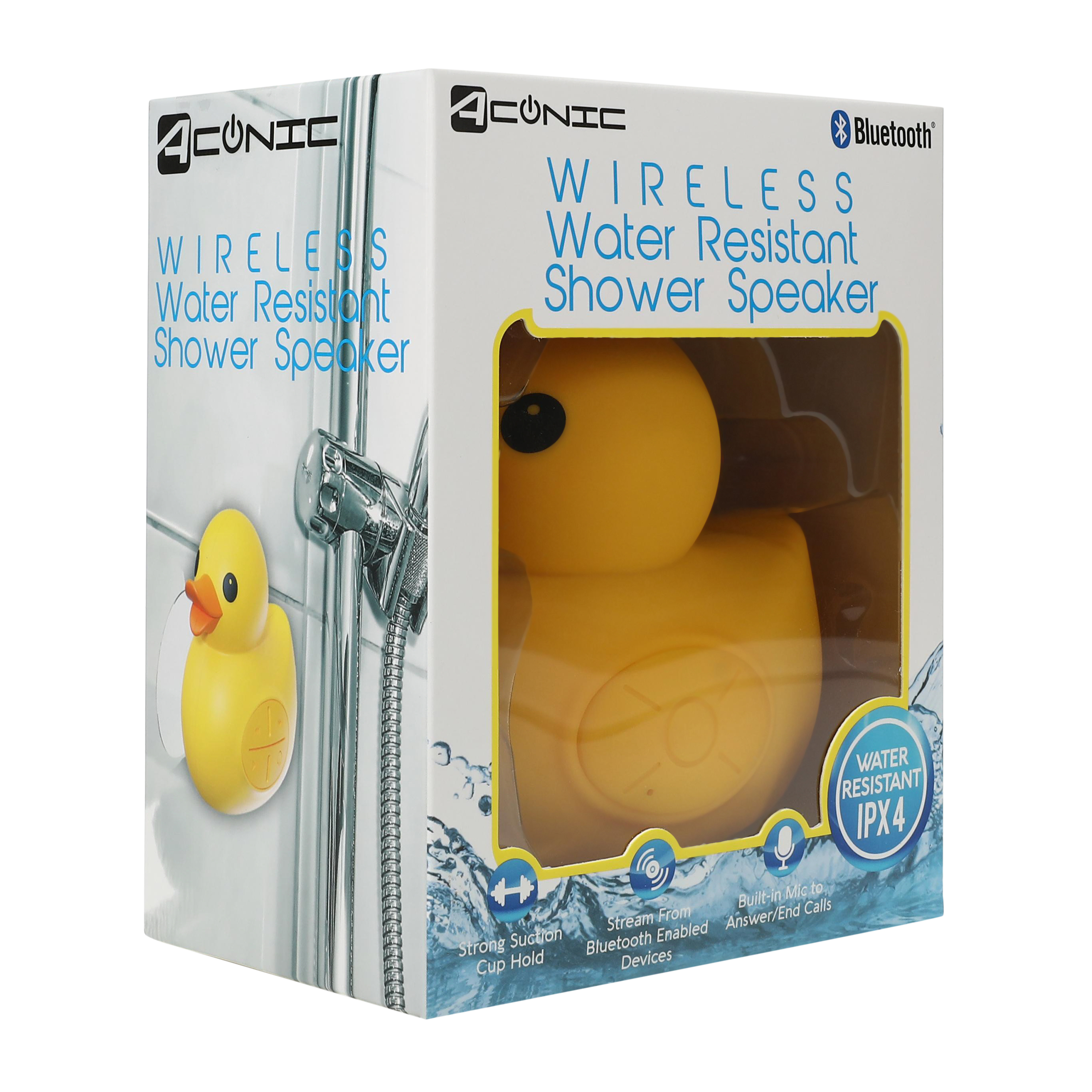 Novelty Wireless Water-Resistant Shower Speaker