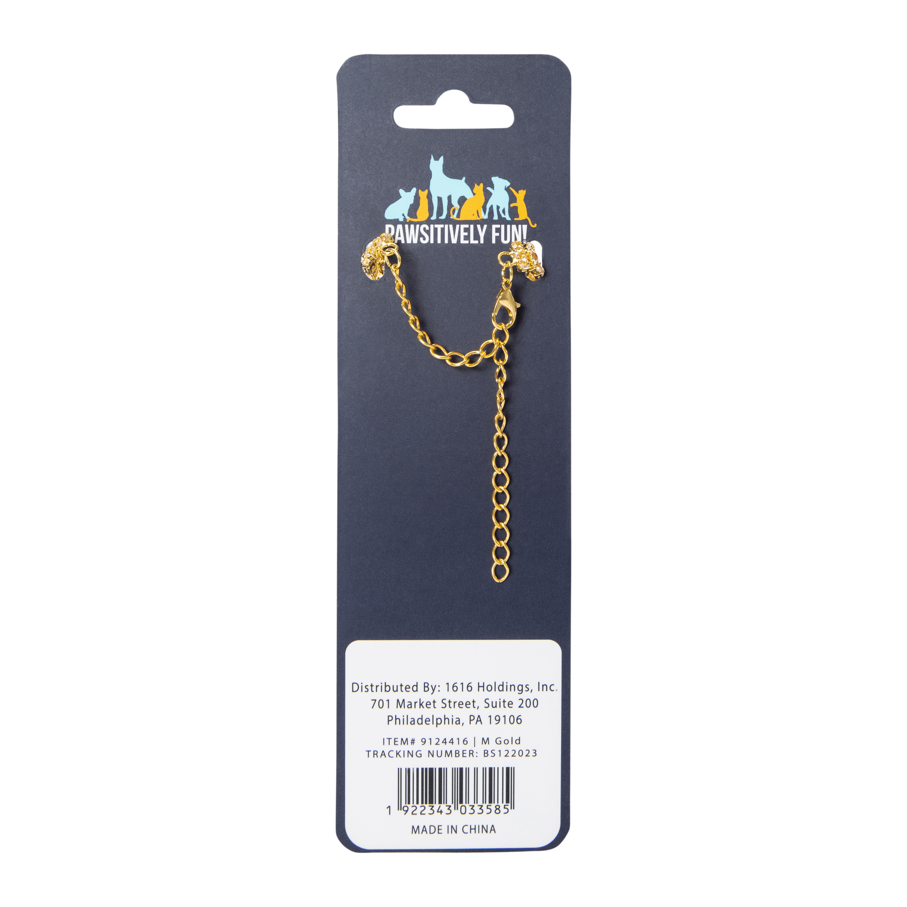 Rhinestone Pet Necklace, Medium