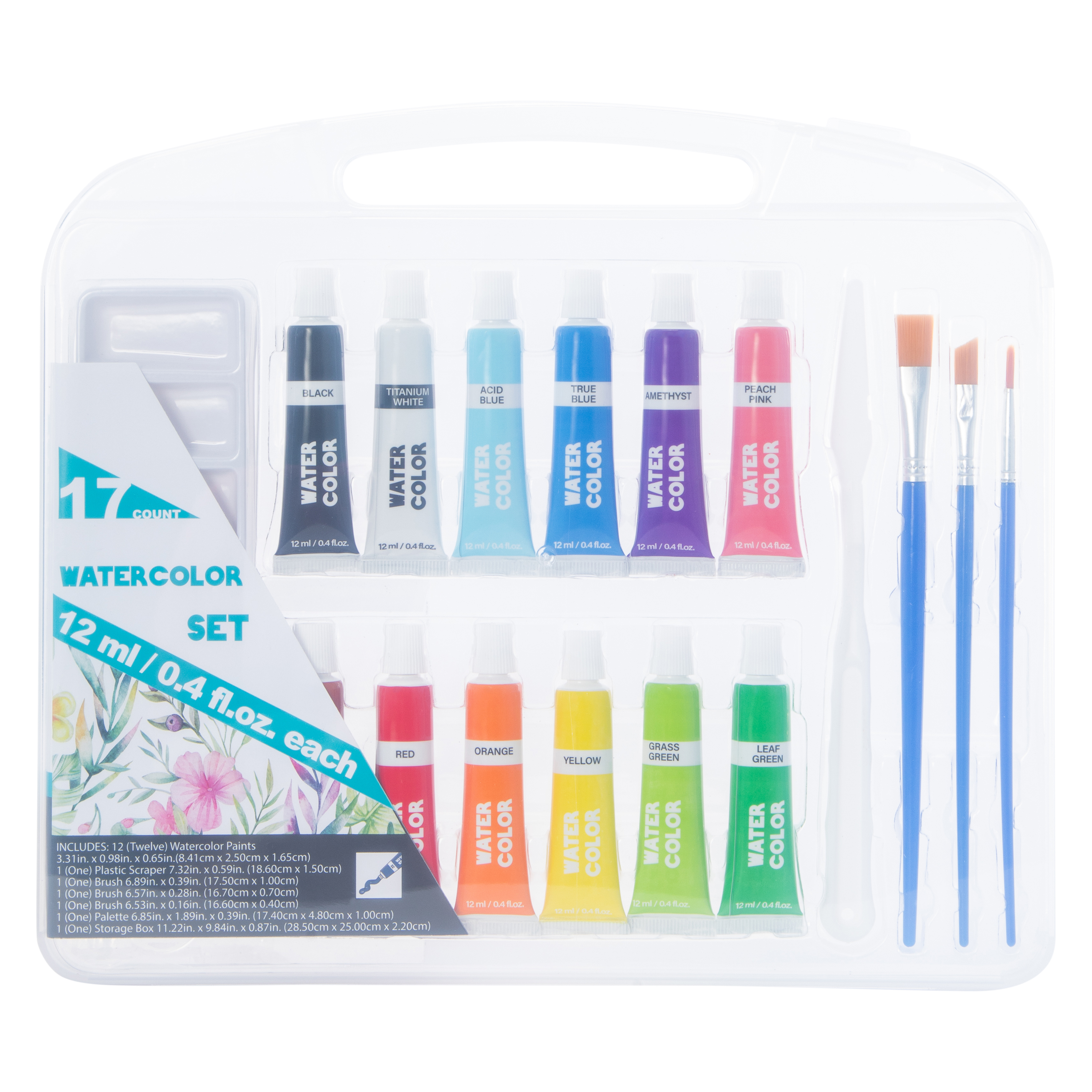 Watercolor Paint Set 17-Count
