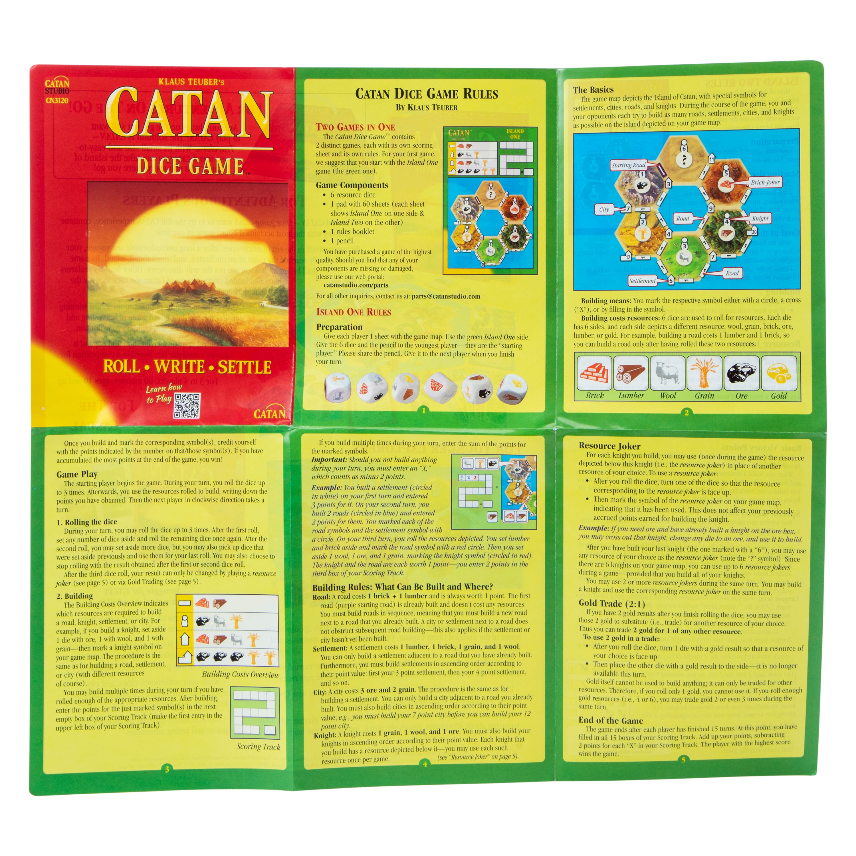 Klaus Teuber's Catan Dice Game™ 6-Count