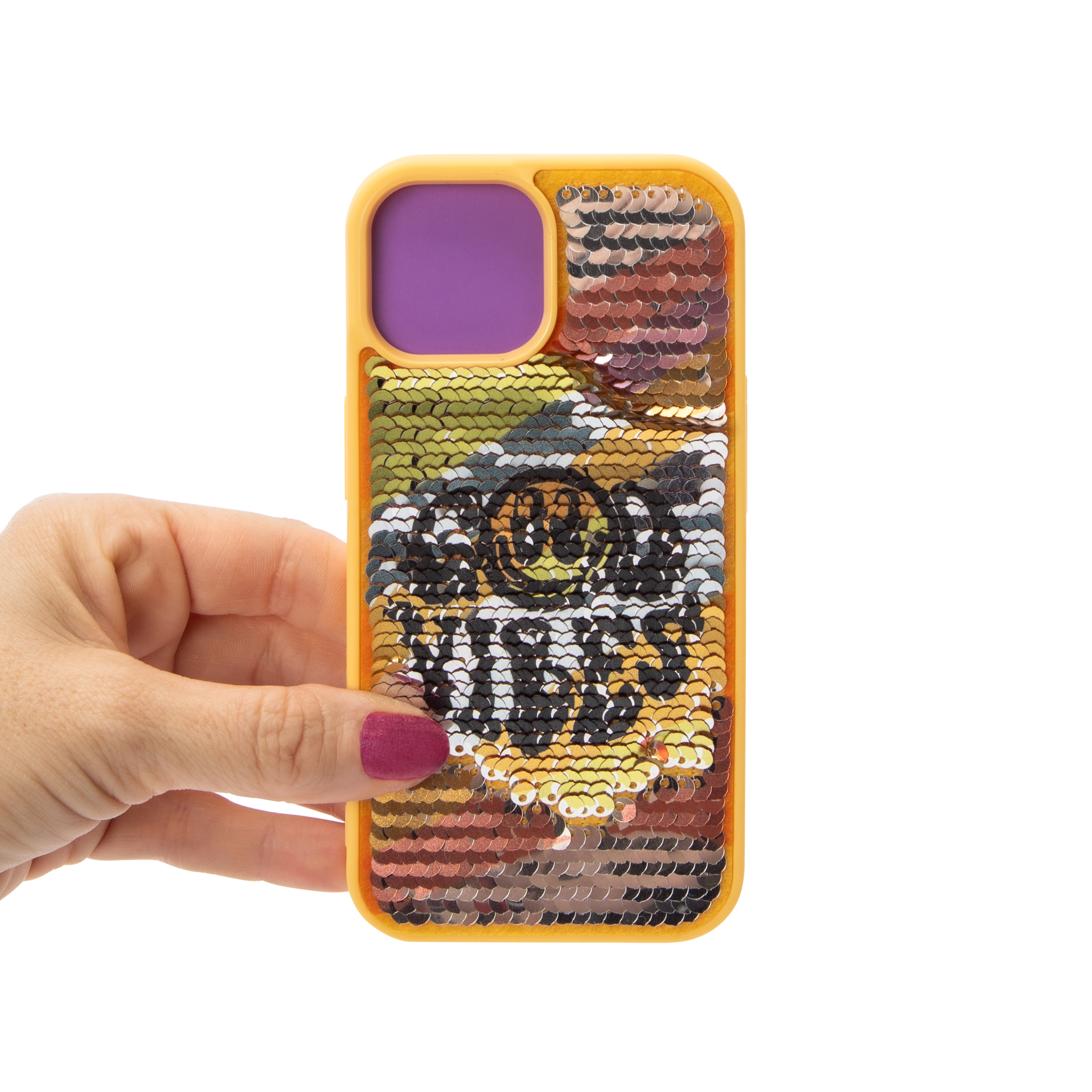 iPhone 16e®/15®/14®/13® Reversible Sequin Phone Case