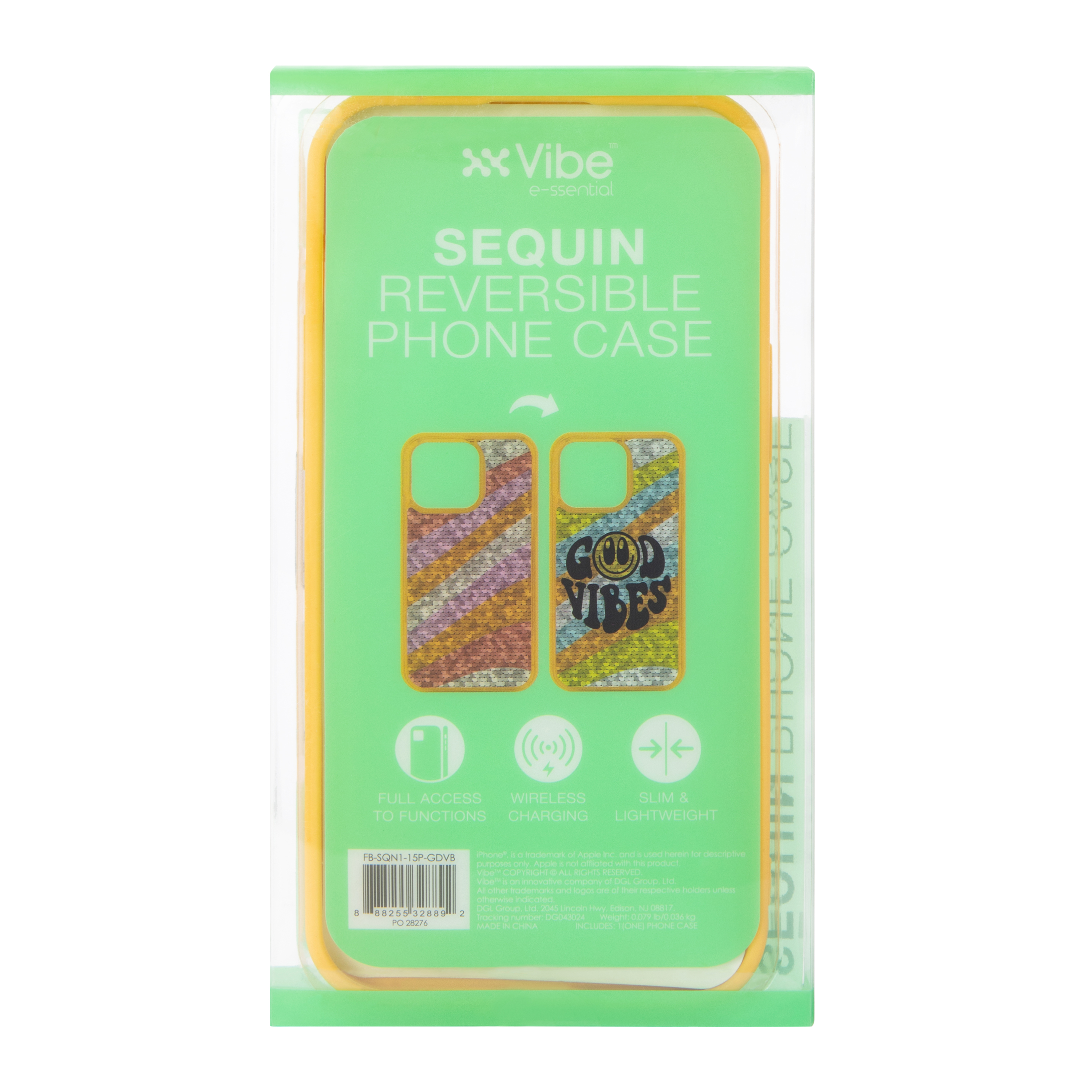 iPhone 15 Plus®/14 Pro Max® Reversible Sequin Phone Case