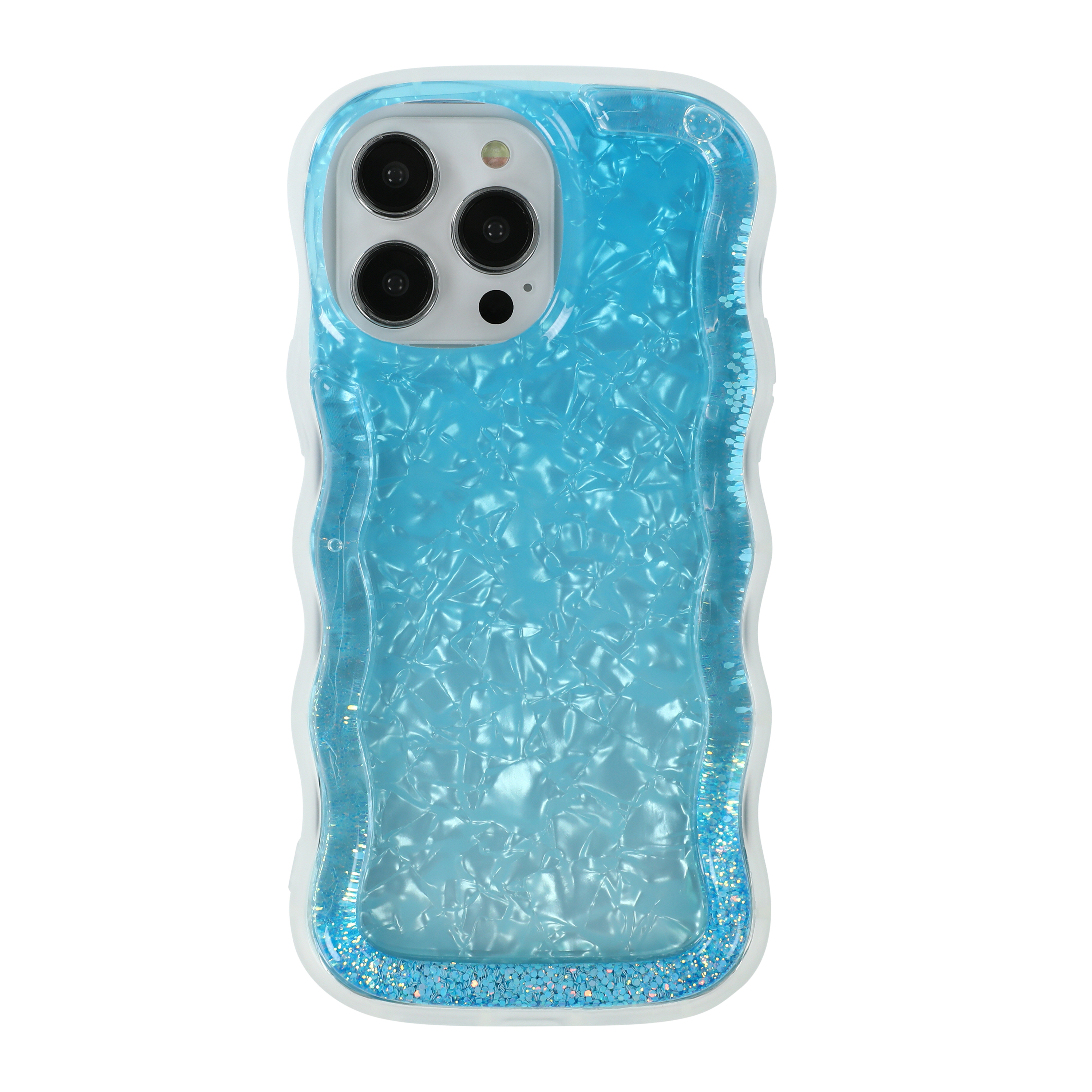 iPhone 15 Plus®/14 Pro Max® Wavy Glitter Phone Case