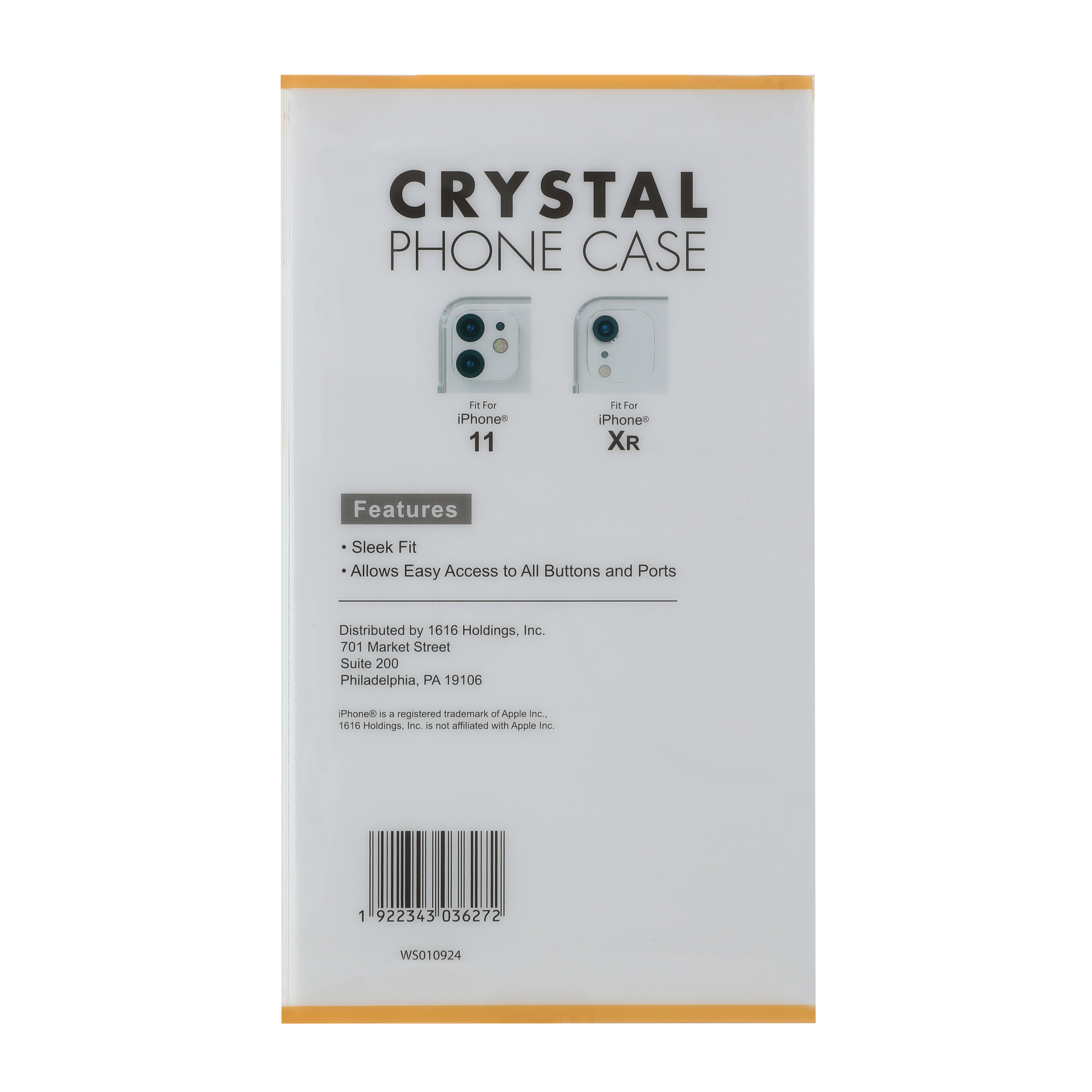 iPhone 11®/Xr® Crystal Phone Case