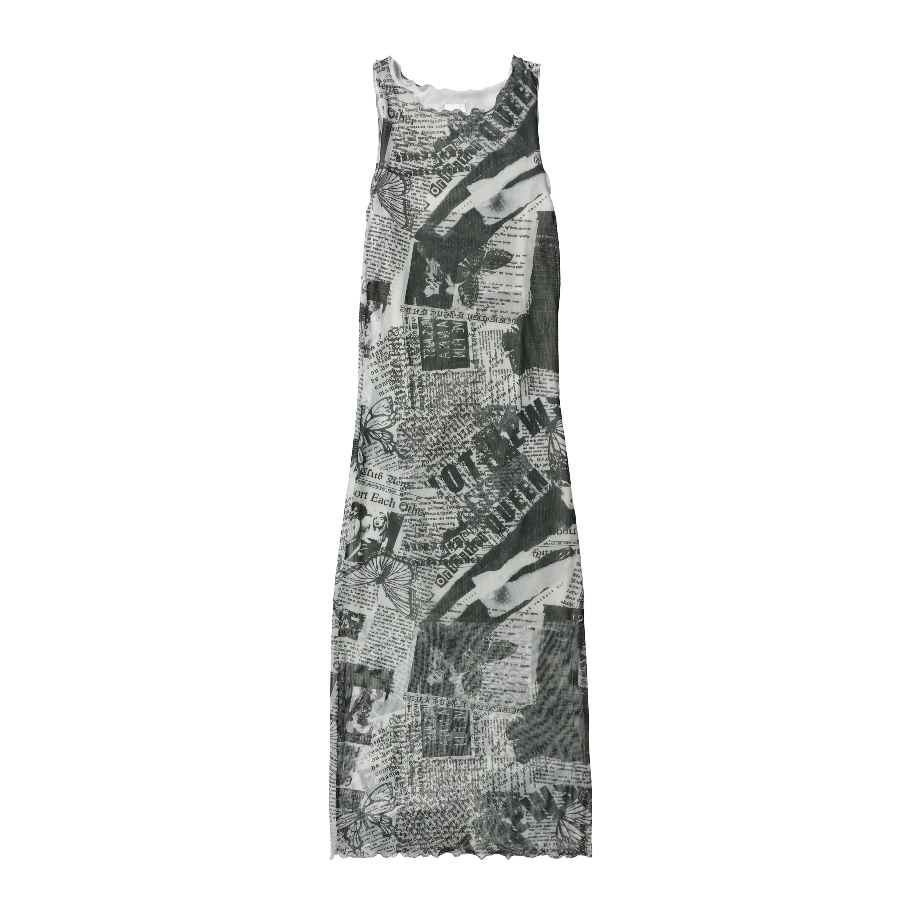 Printed Mesh Midi Dress | Five Below