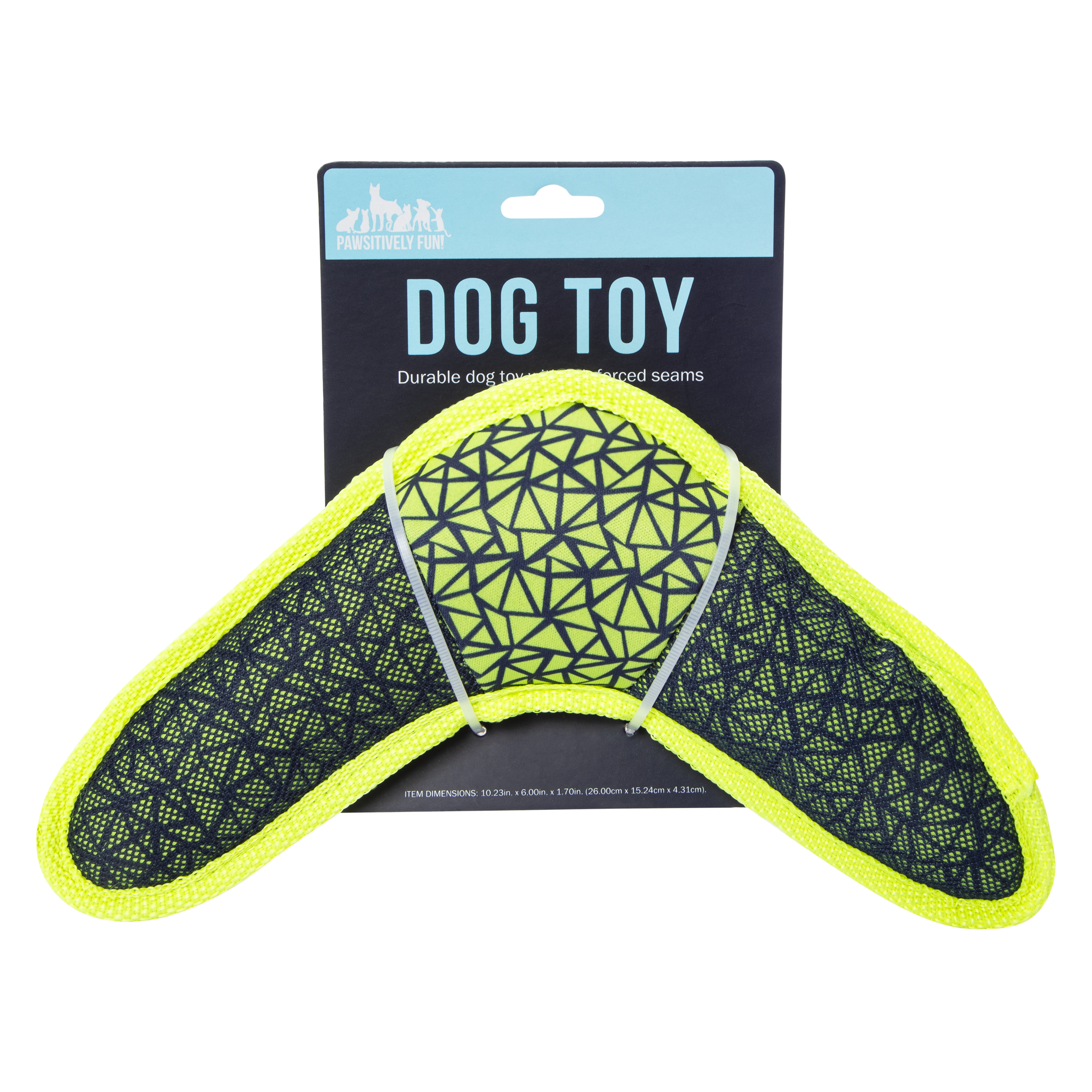 Boomerang Dog Toy 10.23in x 6in