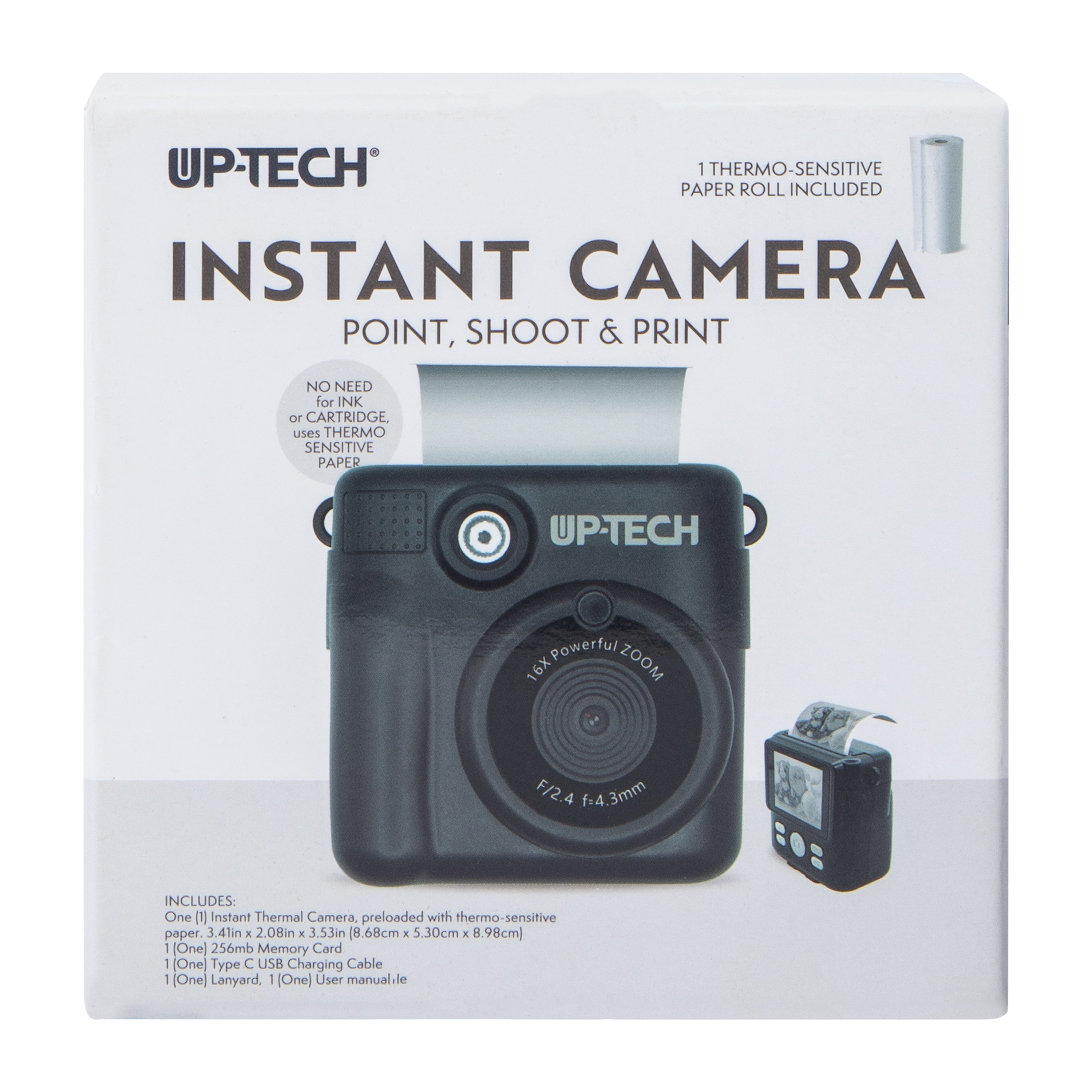 Up-Tech® Point, Shoot & Print Instant Camera