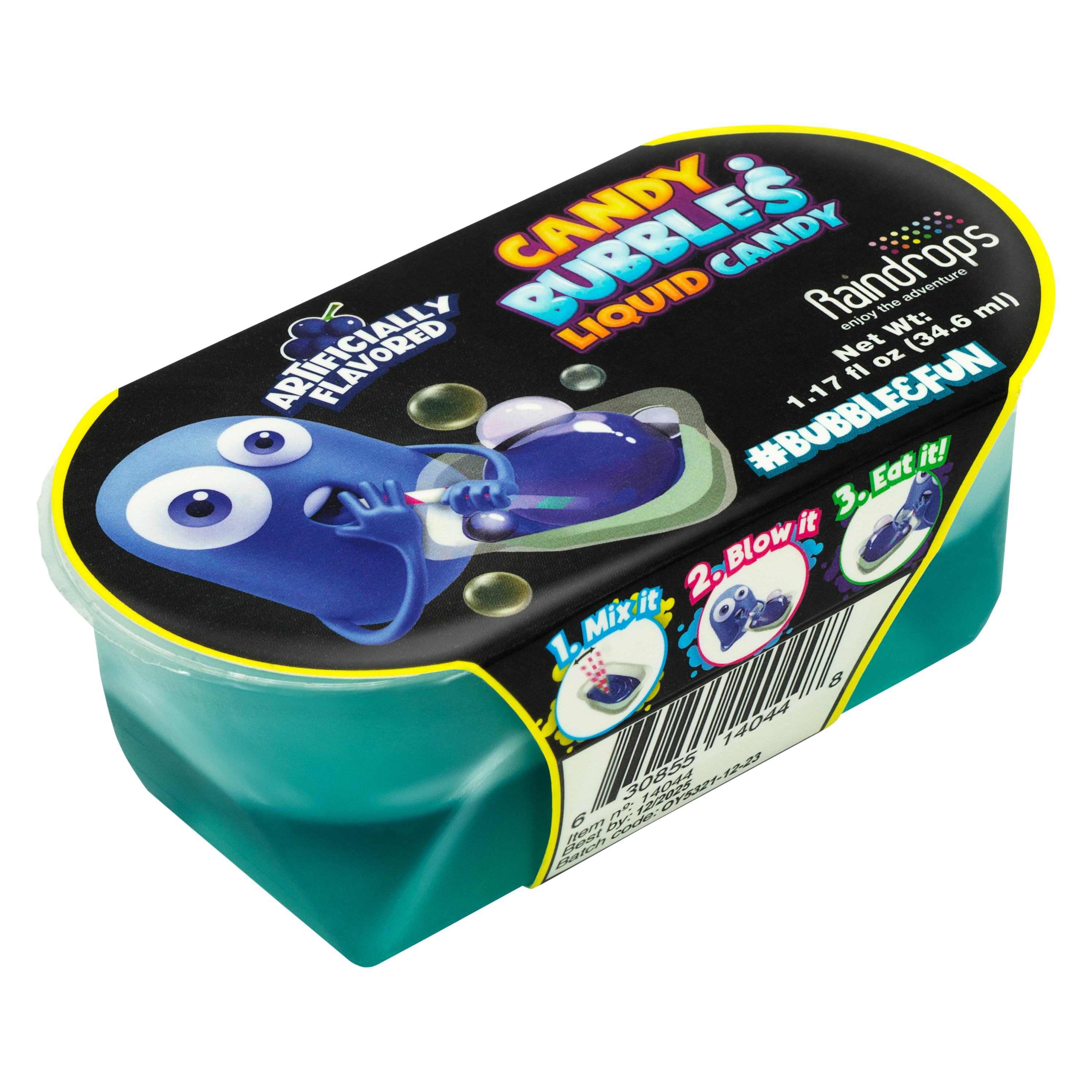 Raindrops® Candy Bubbles Liquid 1.17oz