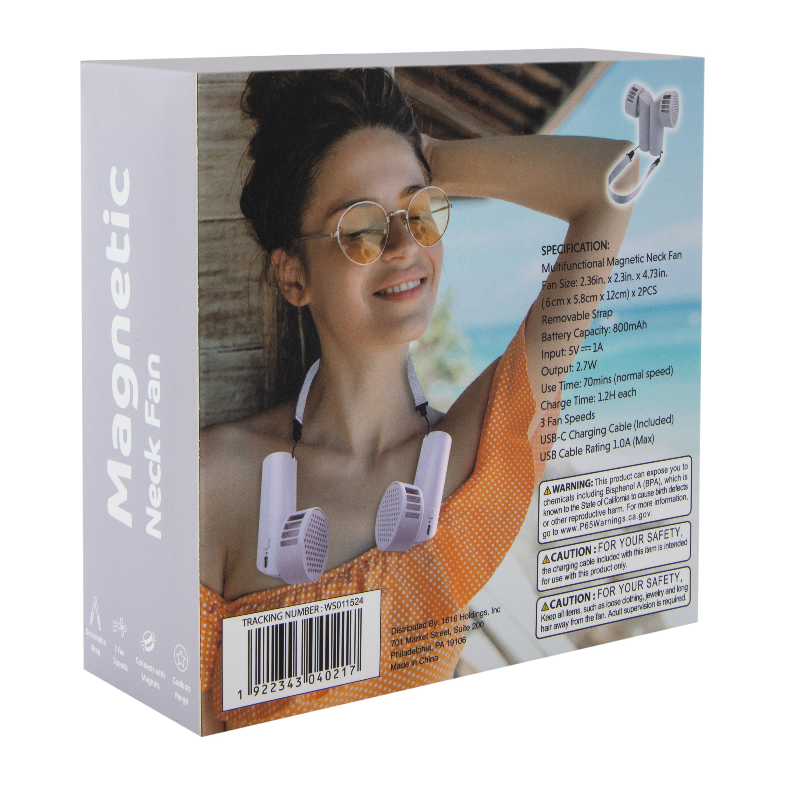 Dual Magnetic Neck Fan | Five Below