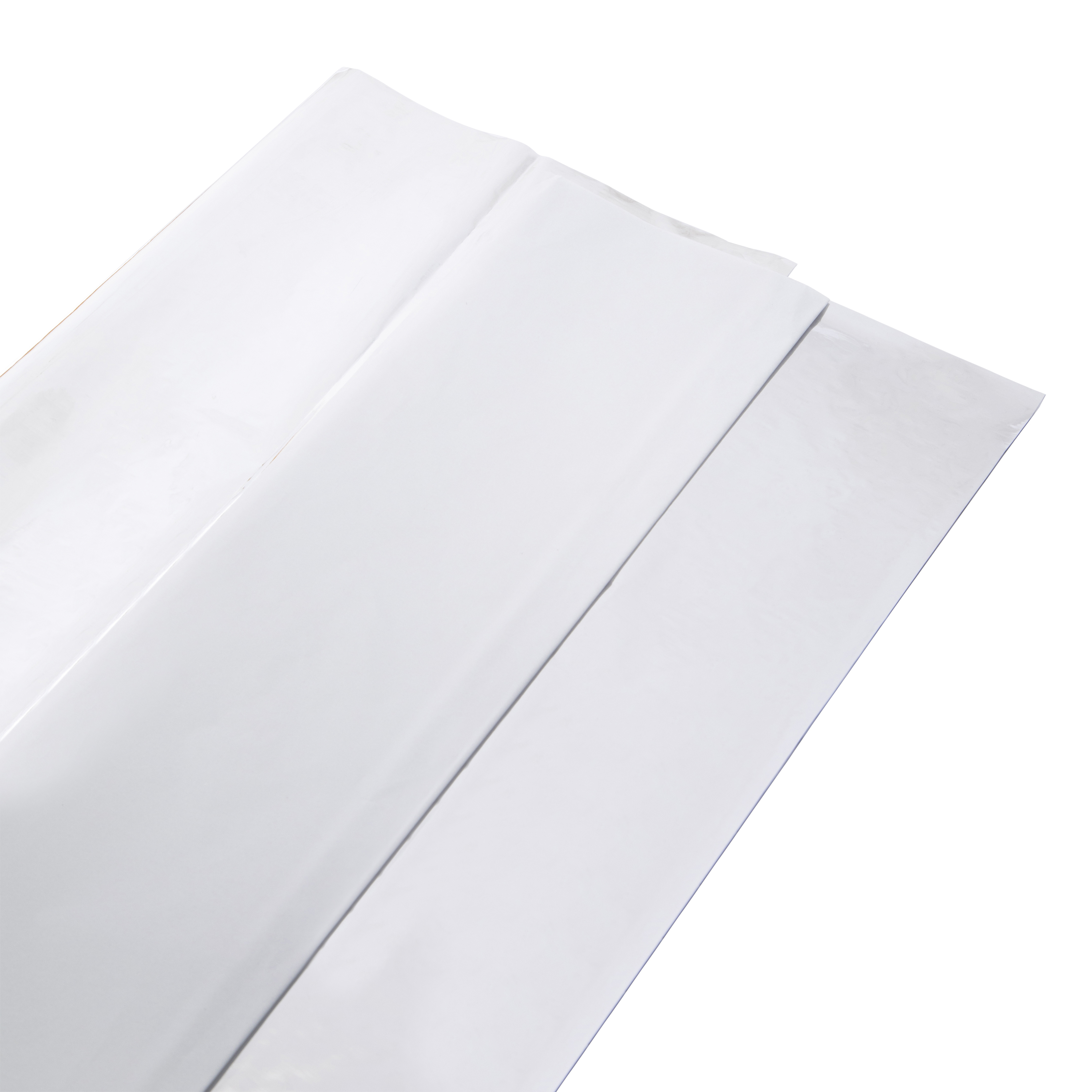 Silver Mylar Gift Wrapping Tissue Paper 8-Sheets