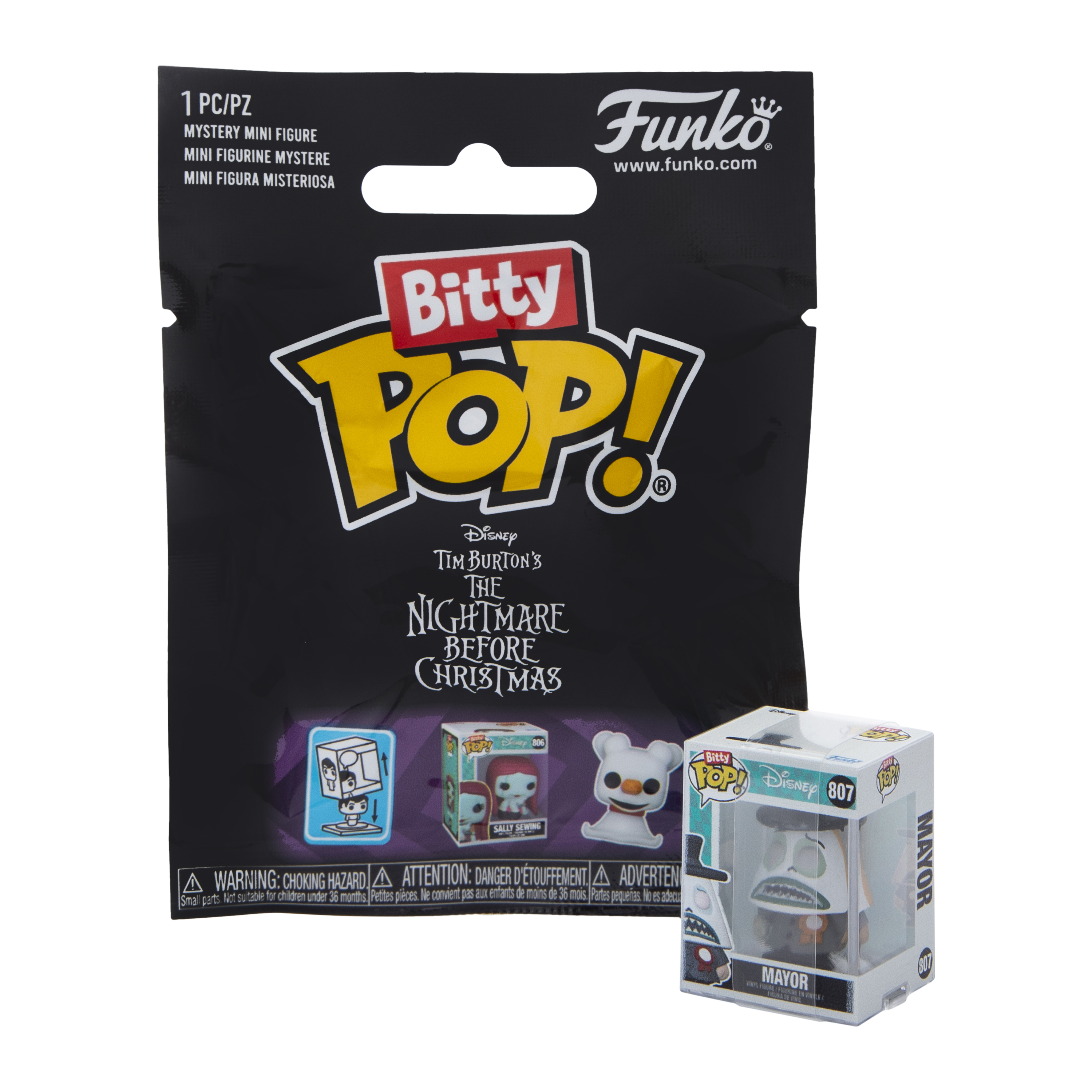 Funko Bitty Pop! Disney Tim Burton's The Nightmare Before Christmas Mystery Mini Figure Blind Bag