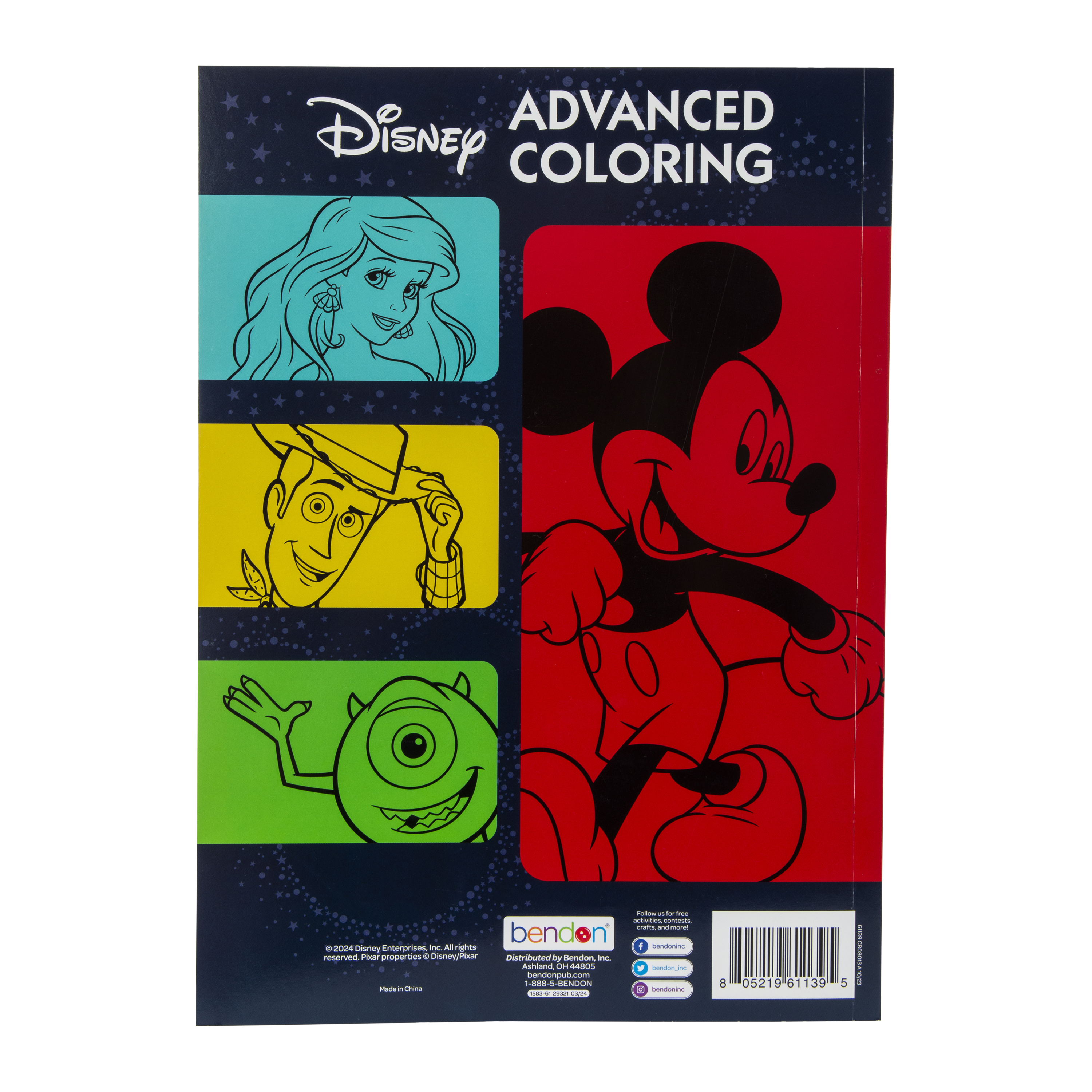 Disney Advanced Coloring Book