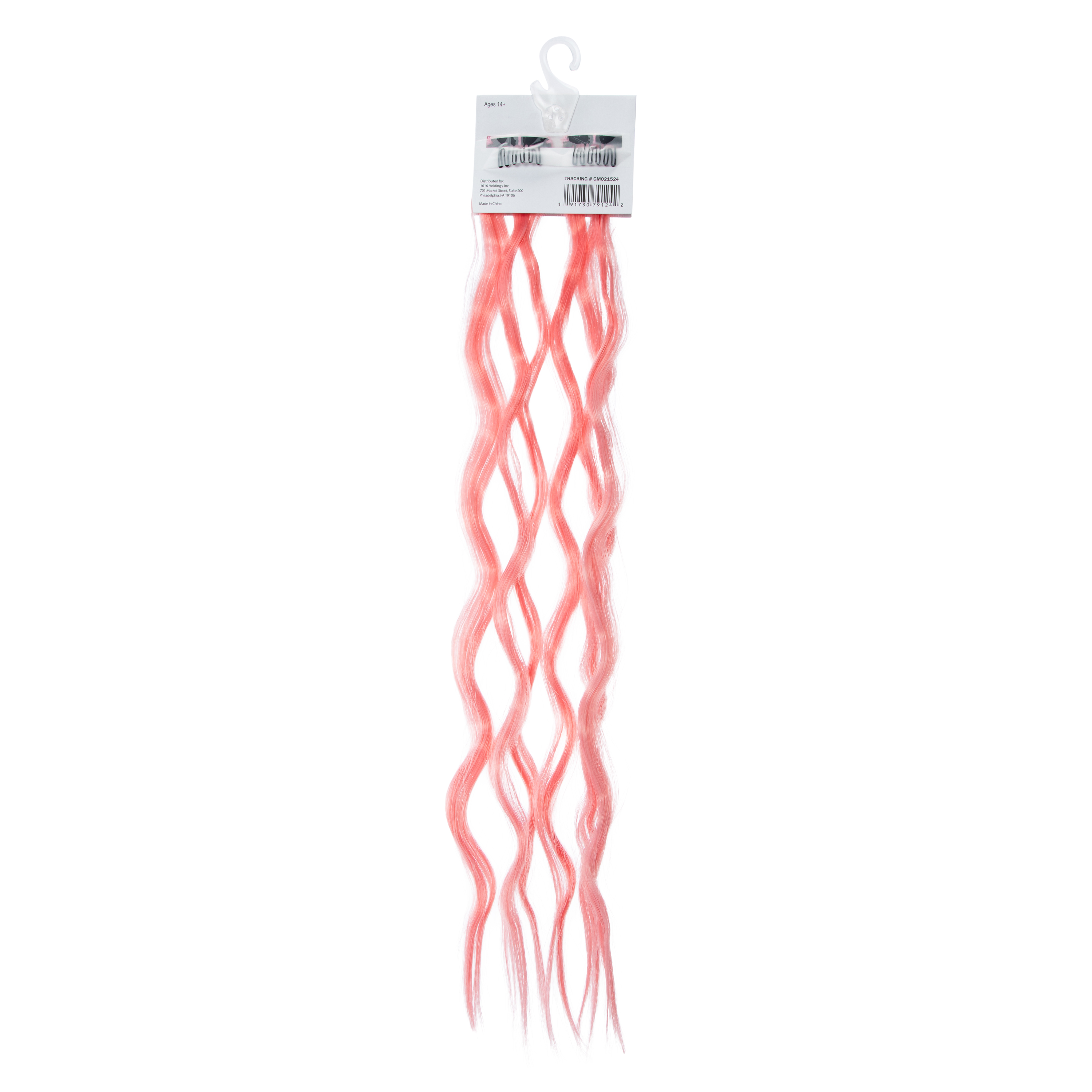Beach Wave Faux Hair Clips 2-Count, 15.75in