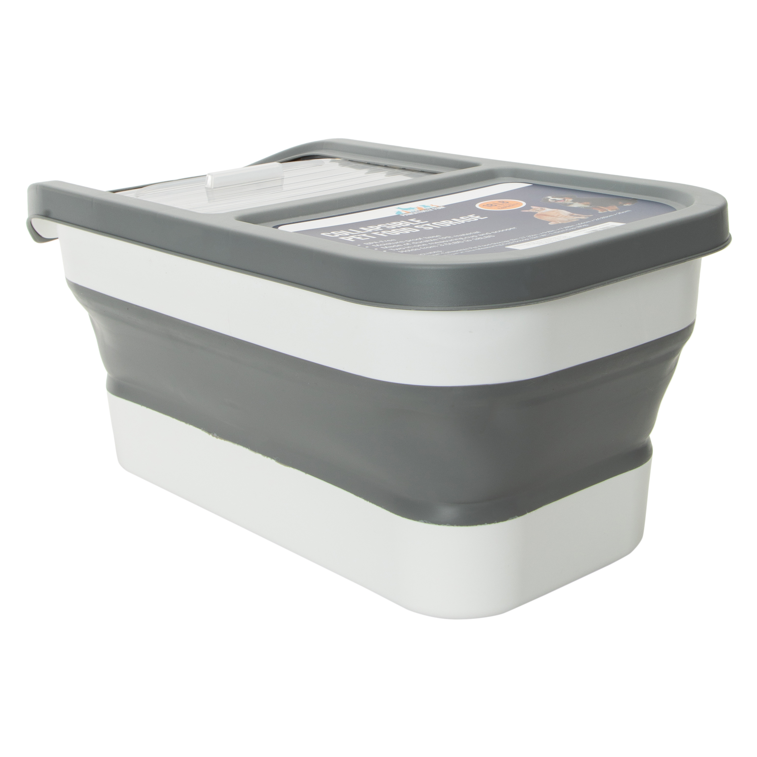 Collapsible Pet Food Storage Container 18lb Capacity