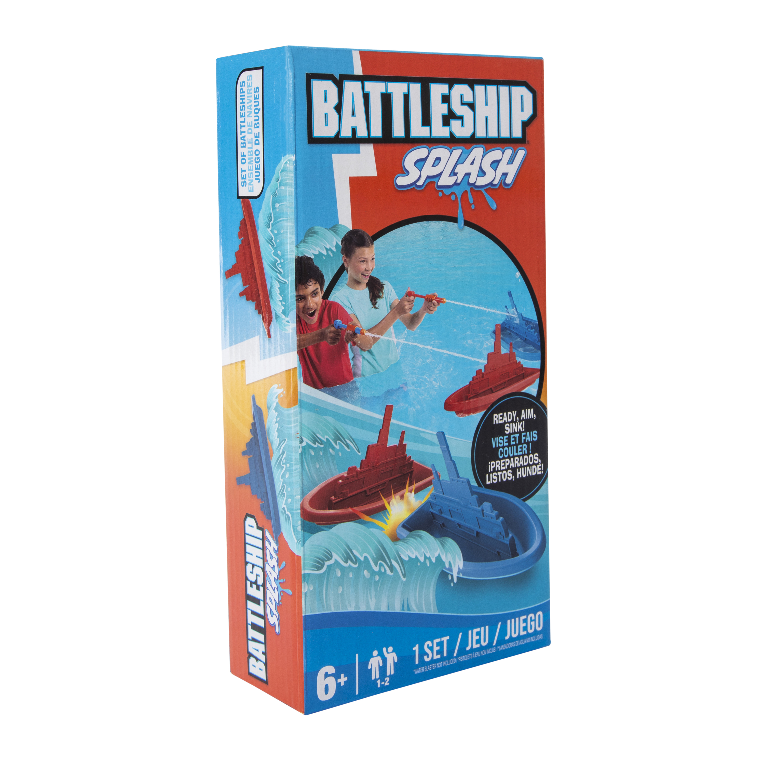 Hasbro Battleship Splash Game by WowWee, Includes 2 Battleships, Five Below Exclusive