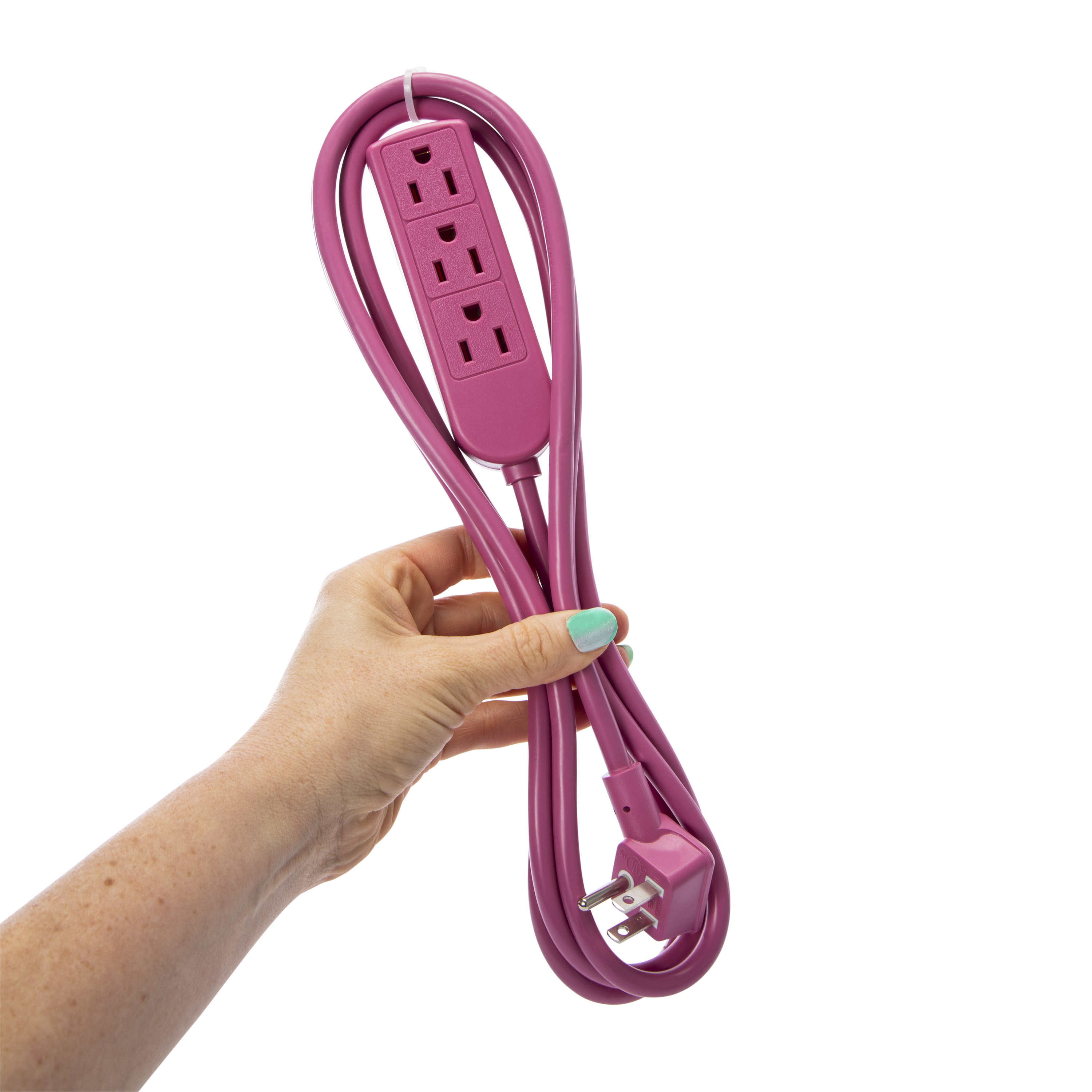 8ft Power Strip With 3 Outlets