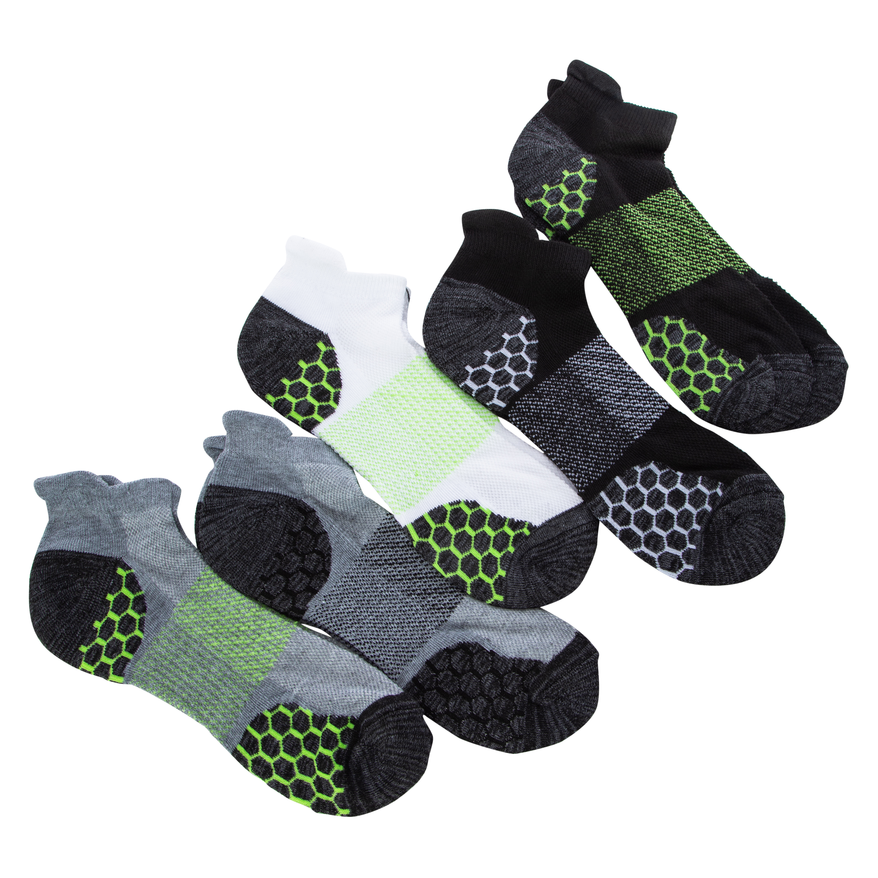 Series-8 Fitness™ Mens Performance Low-Cut Socks 5-Pack