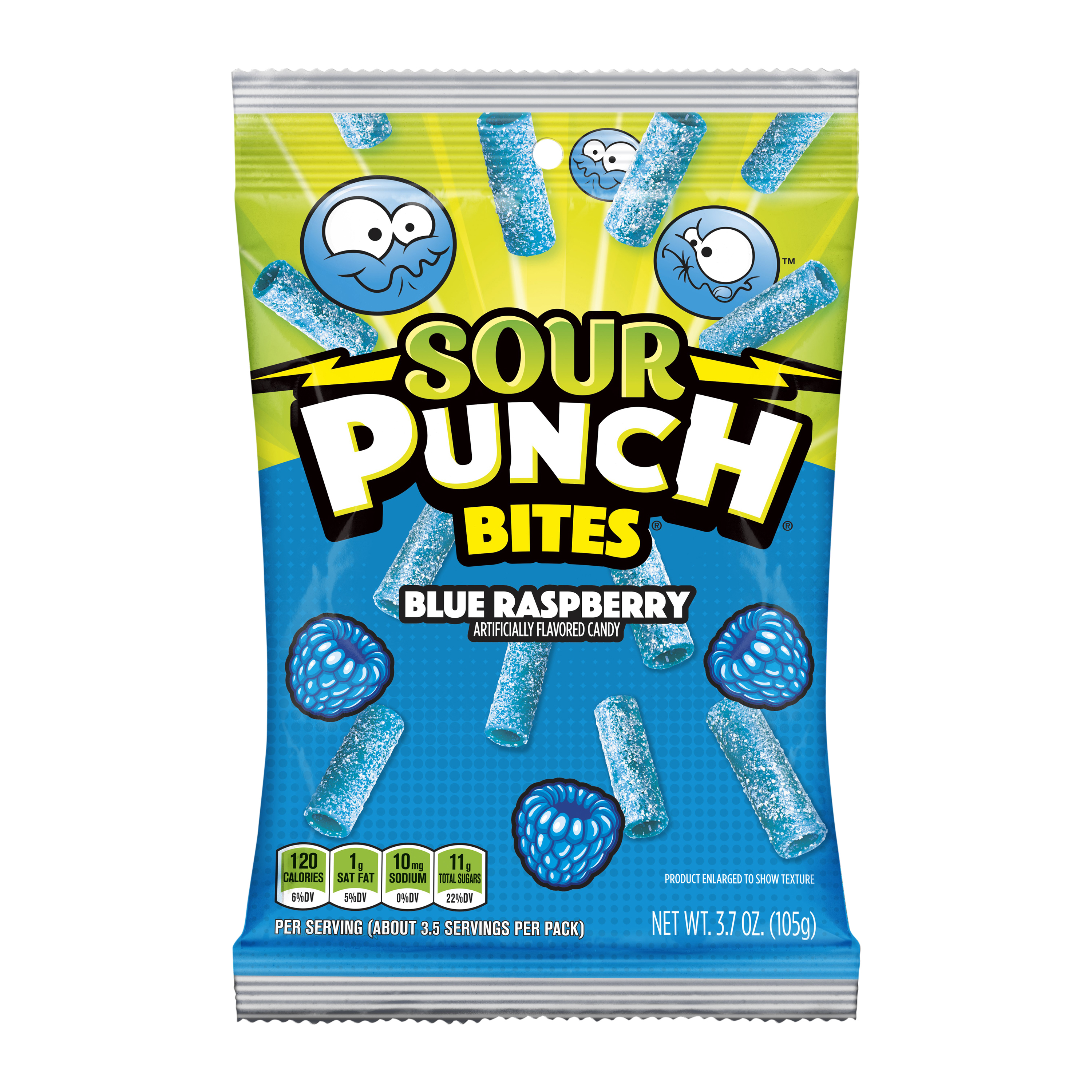 Sour Punch® Bites® Candy 3.7oz - Blue Raspberry