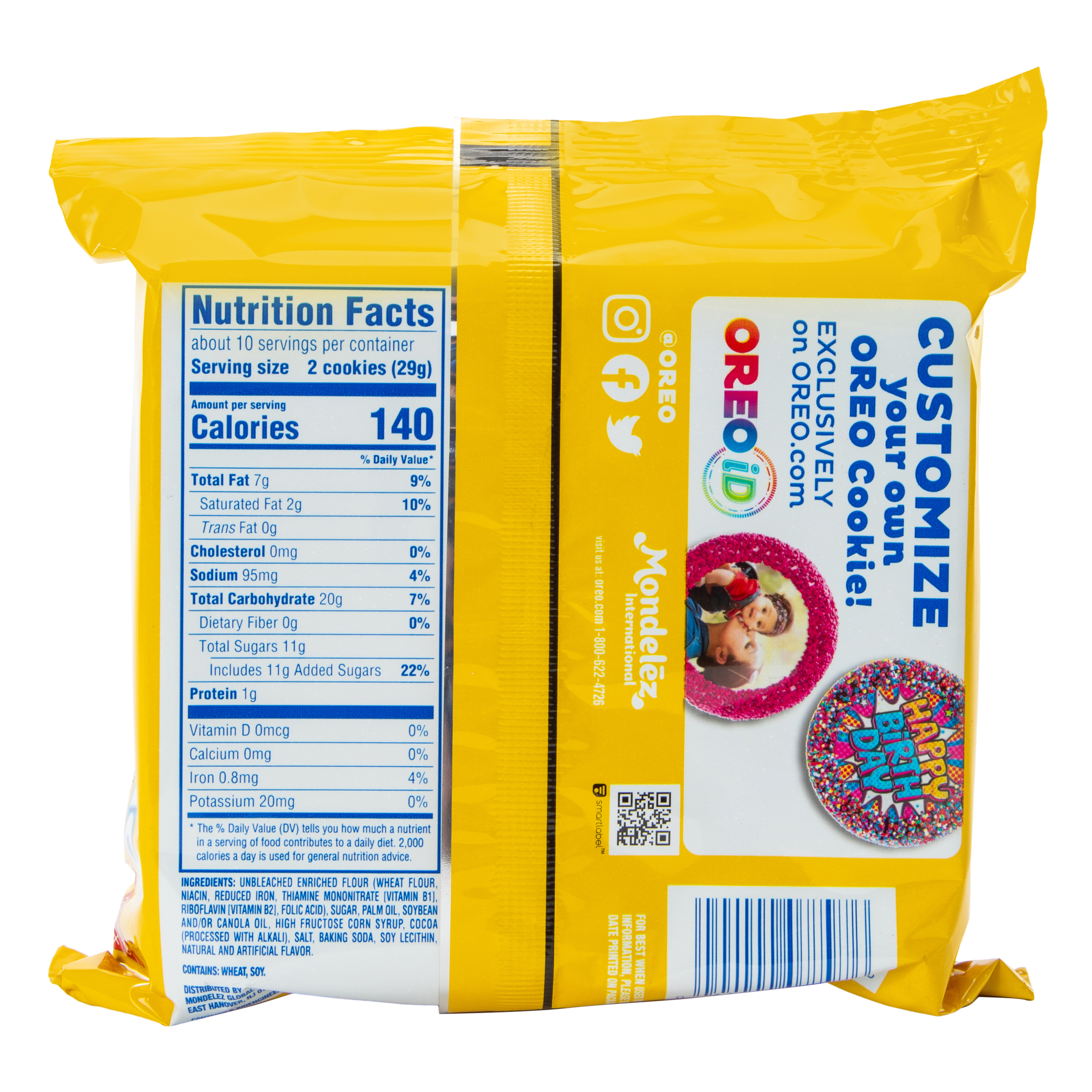 Oreo® Black & White Cookie Flavor Creme Sandwich Cookies 10.68oz