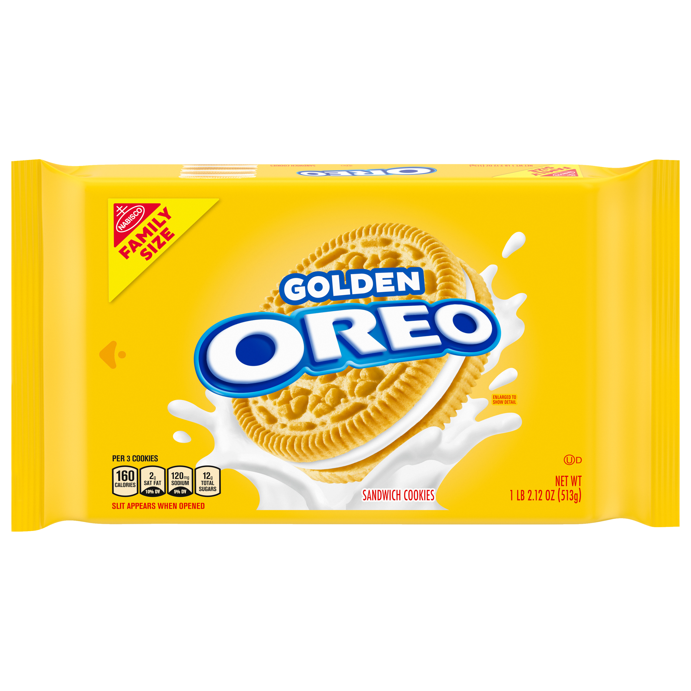 Oreo® Golden Sandwich Cookies 1lb - Family Size