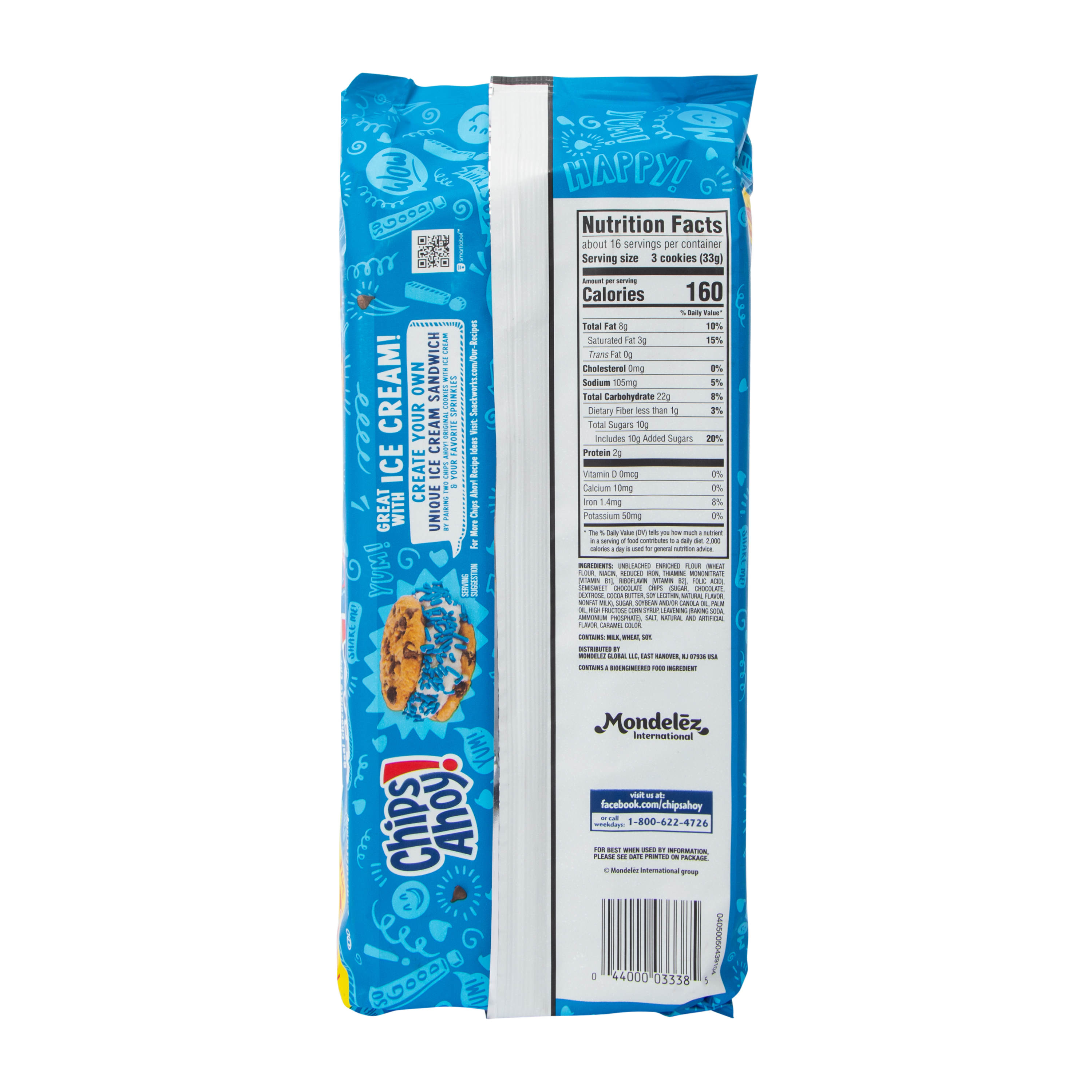 Chips Ahoy! Chocolate Chip Cookies Family Size Pack 2.2oz