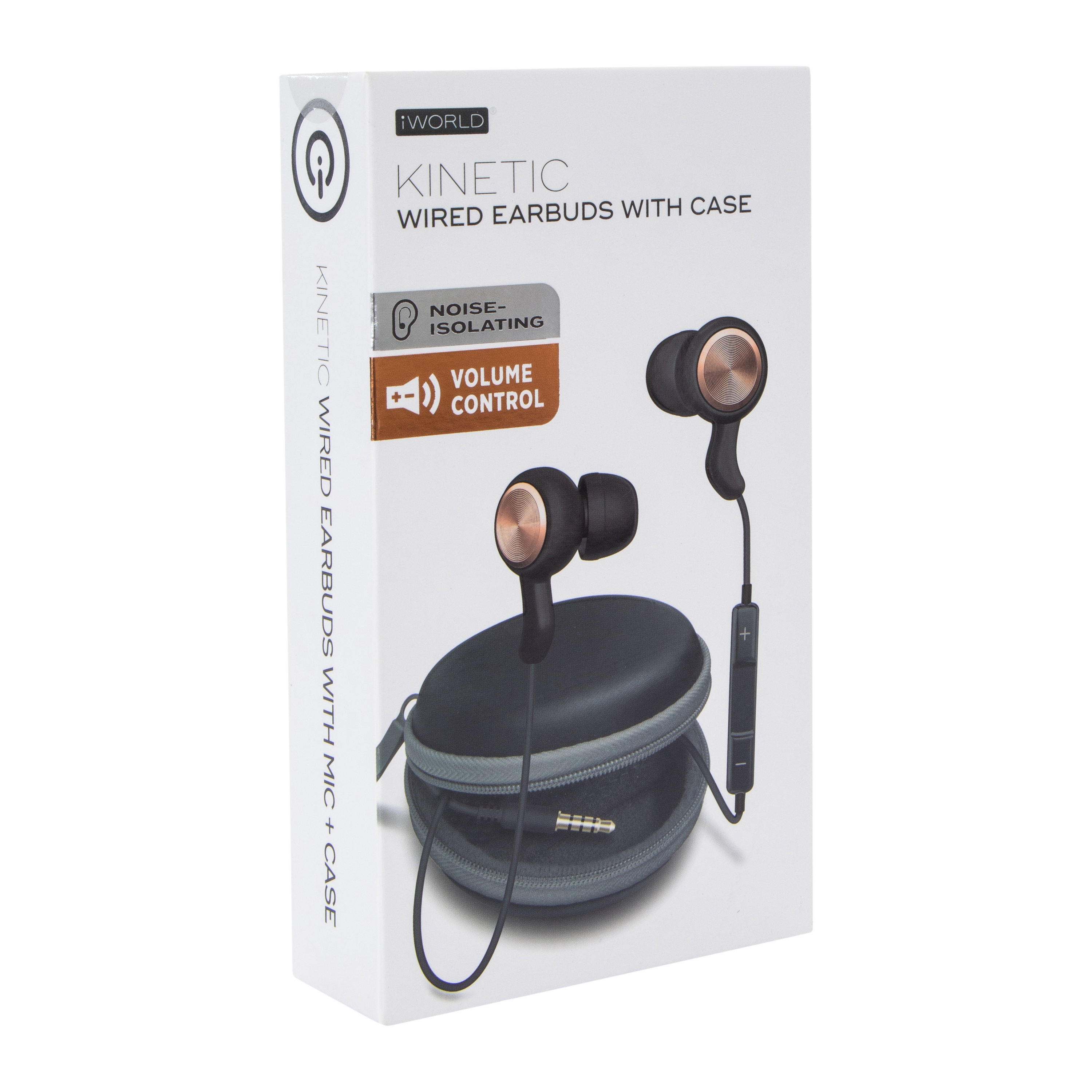 Kinetic Wired Earbuds With Case