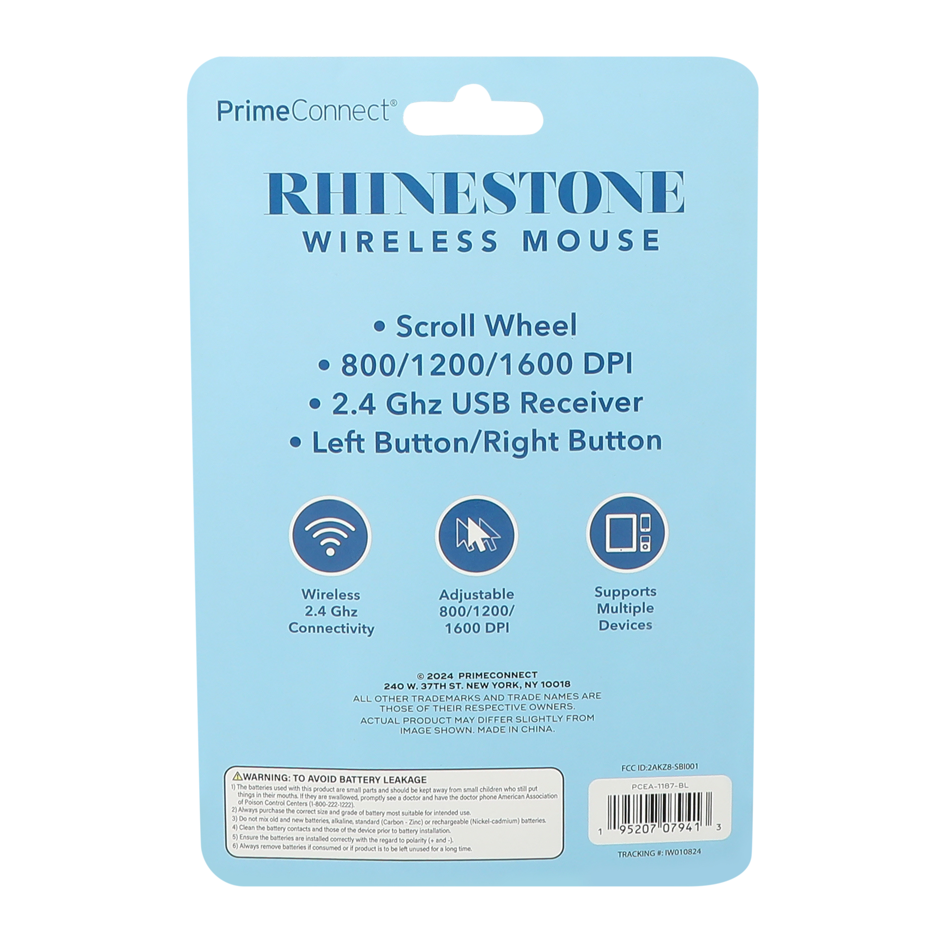 Rhinestone Wireless Mouse