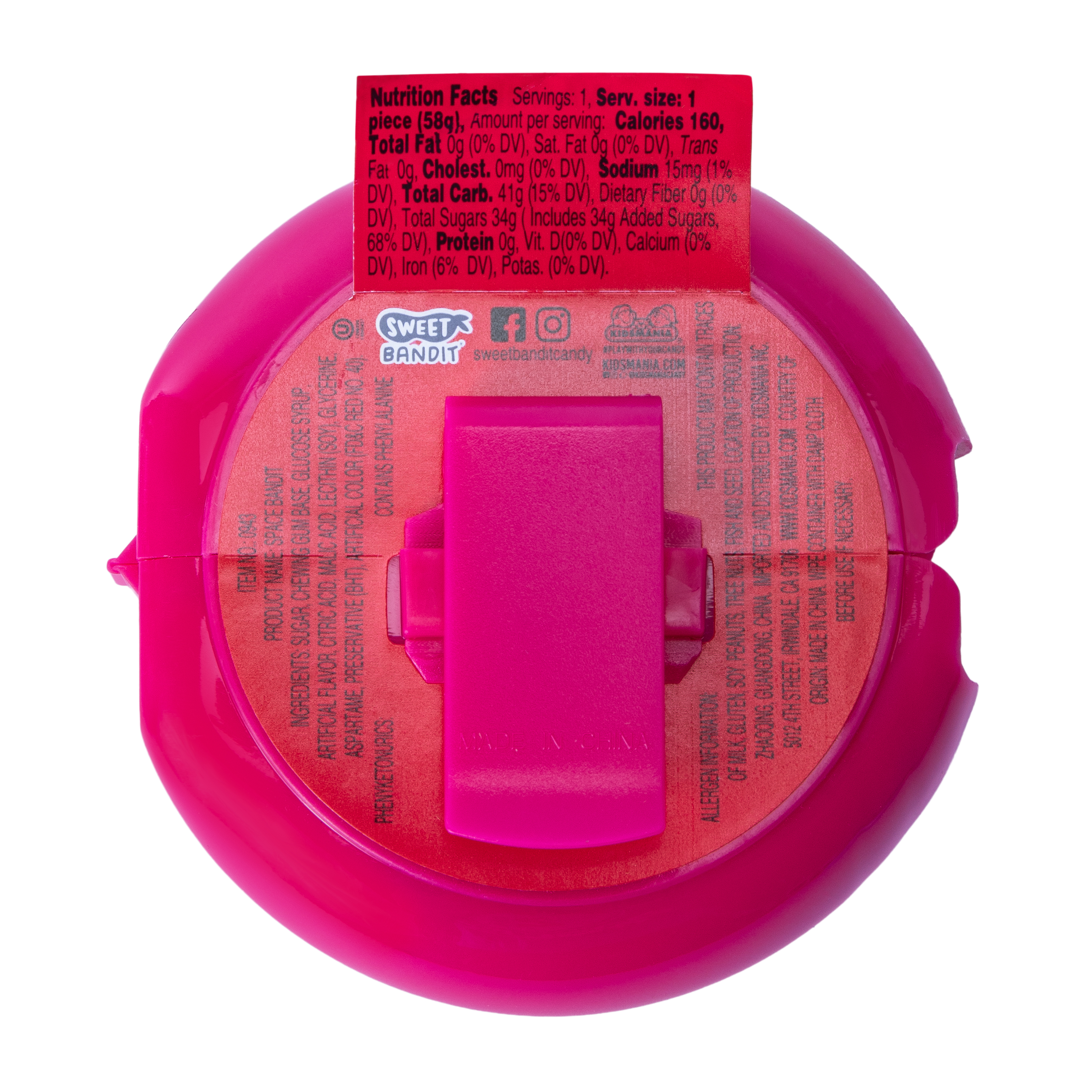 Sweet Bandit® Fruity Space Bandit™ Bubble Gum Tape 2.05oz (Styles May Vary)