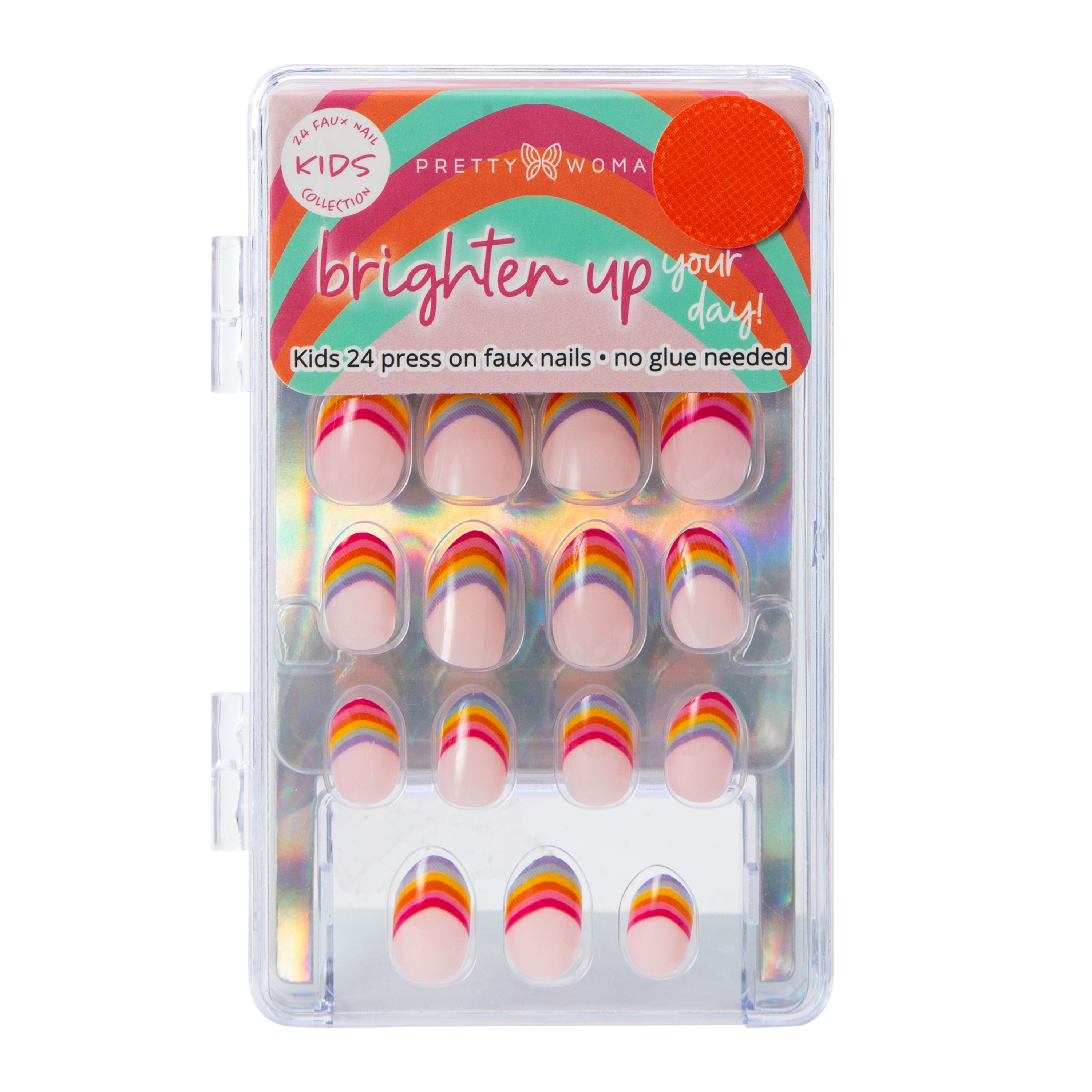 Pretty Woman Kid's Press On Nails Set 24-Count
