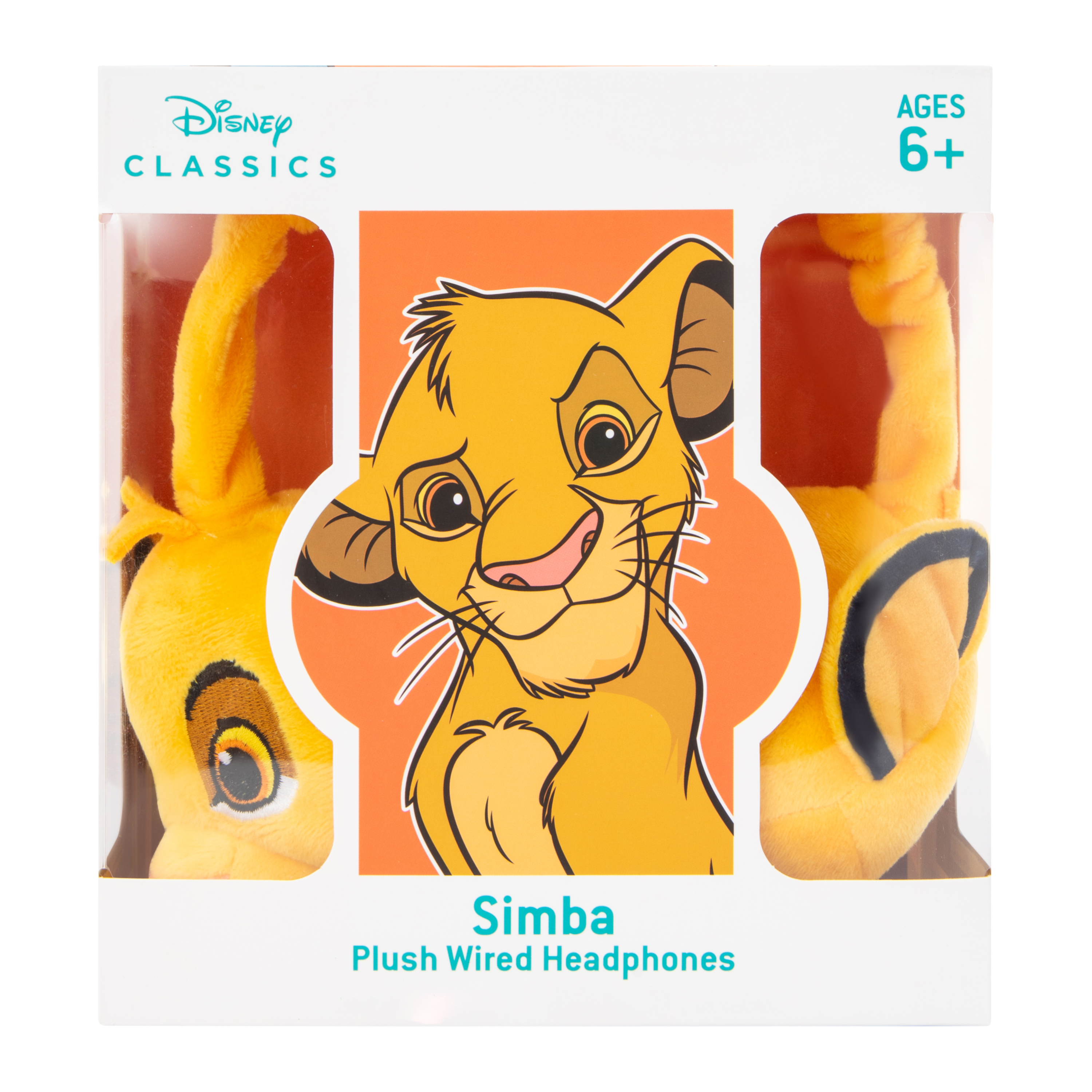 Disney The Lion King Simba Plush Wired Headphones