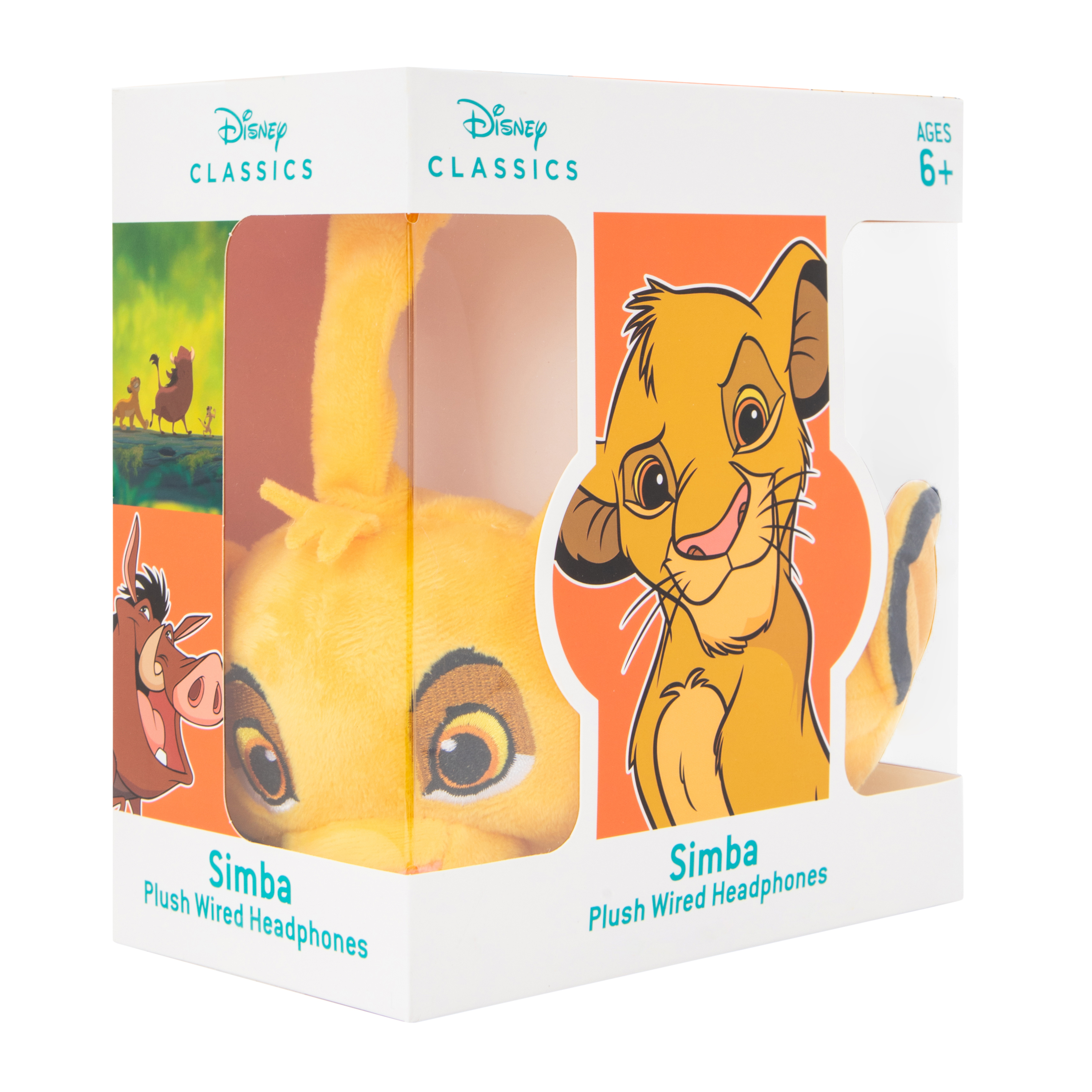 Disney The Lion King Simba Plush Wired Headphones