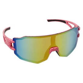 NEW TRUE RELIGION Shield Mirror Rimless Sunglasses Red Pink Green truereligion main image 2
