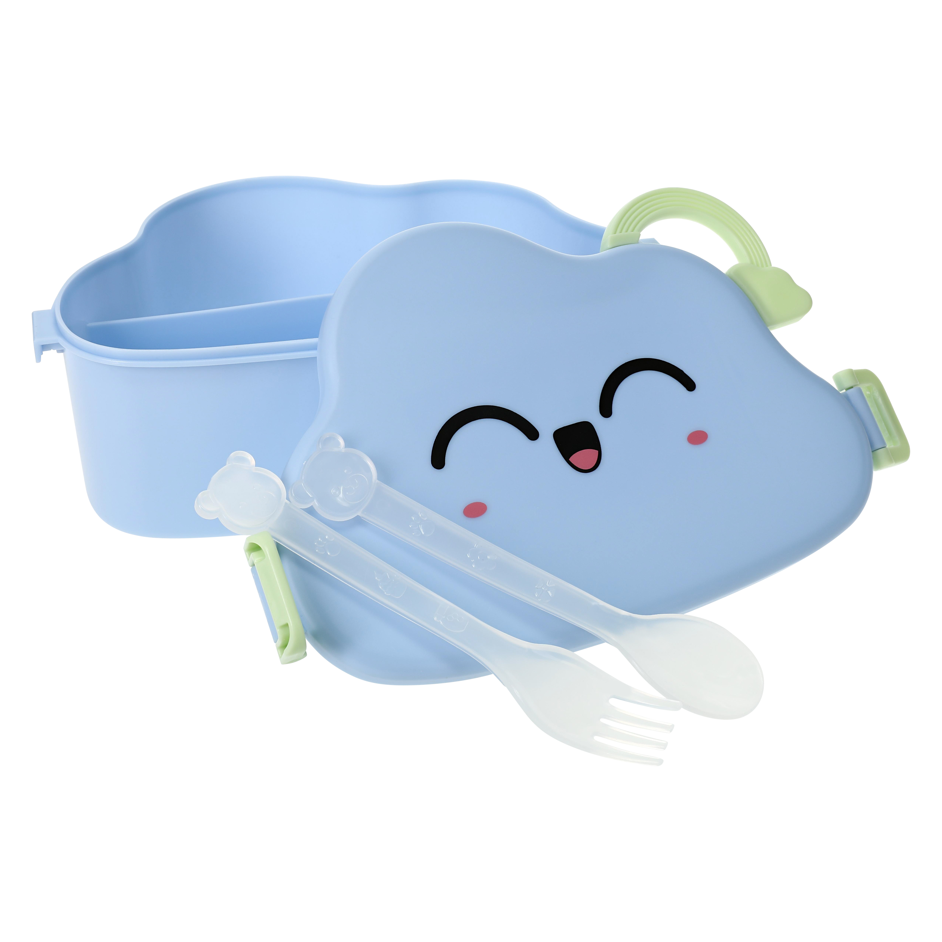 Kawaii Cloud Bento Box 8.85in x 5.7in