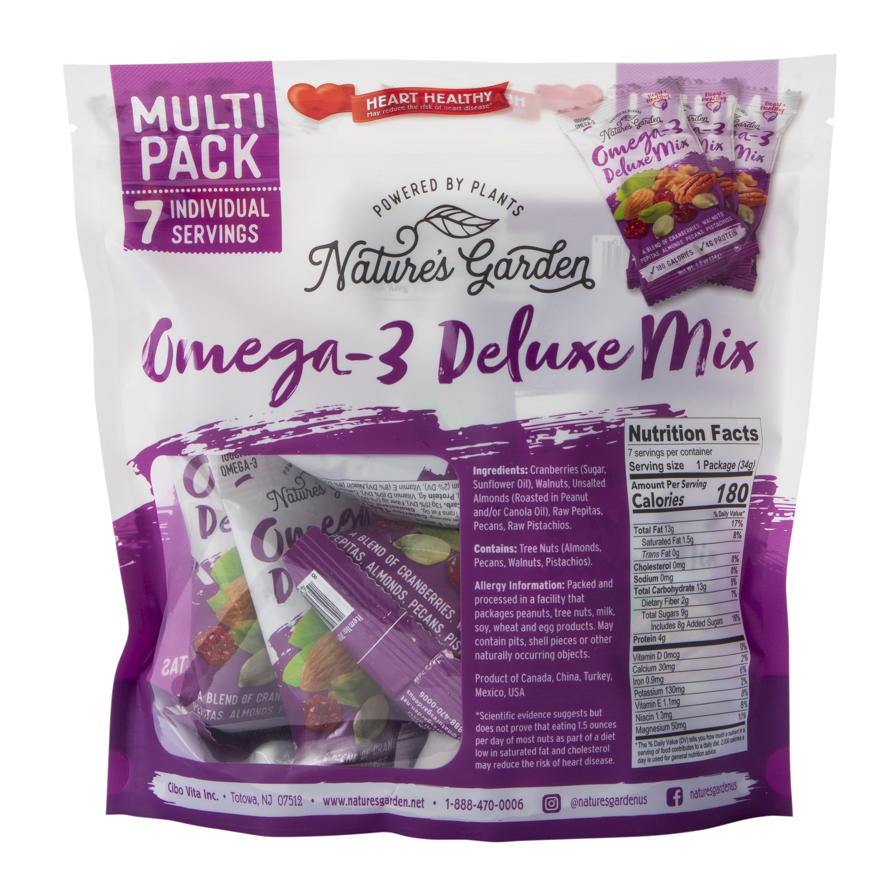 Nature's Garden Omega-3 Deluxe Mix 7-Pack