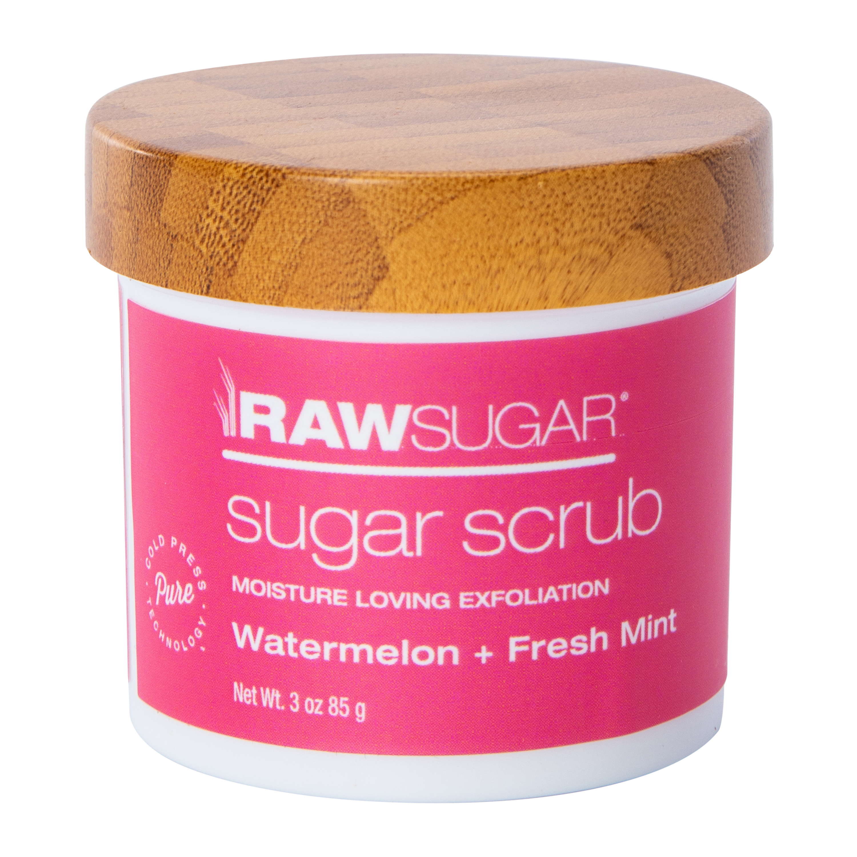 Raw Sugar® Travel Size Sugar Scrub 3oz - Watermelon & Fresh Mint