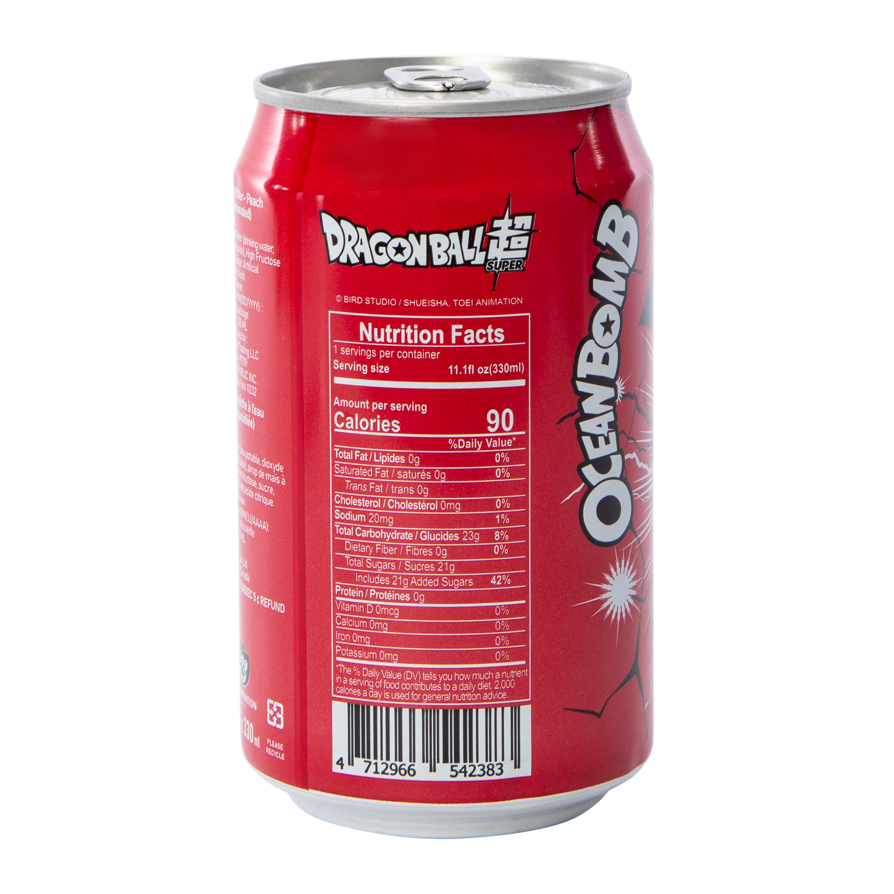 Ocean Bomb Dragon Ball Z™ Sparking Water - Peach