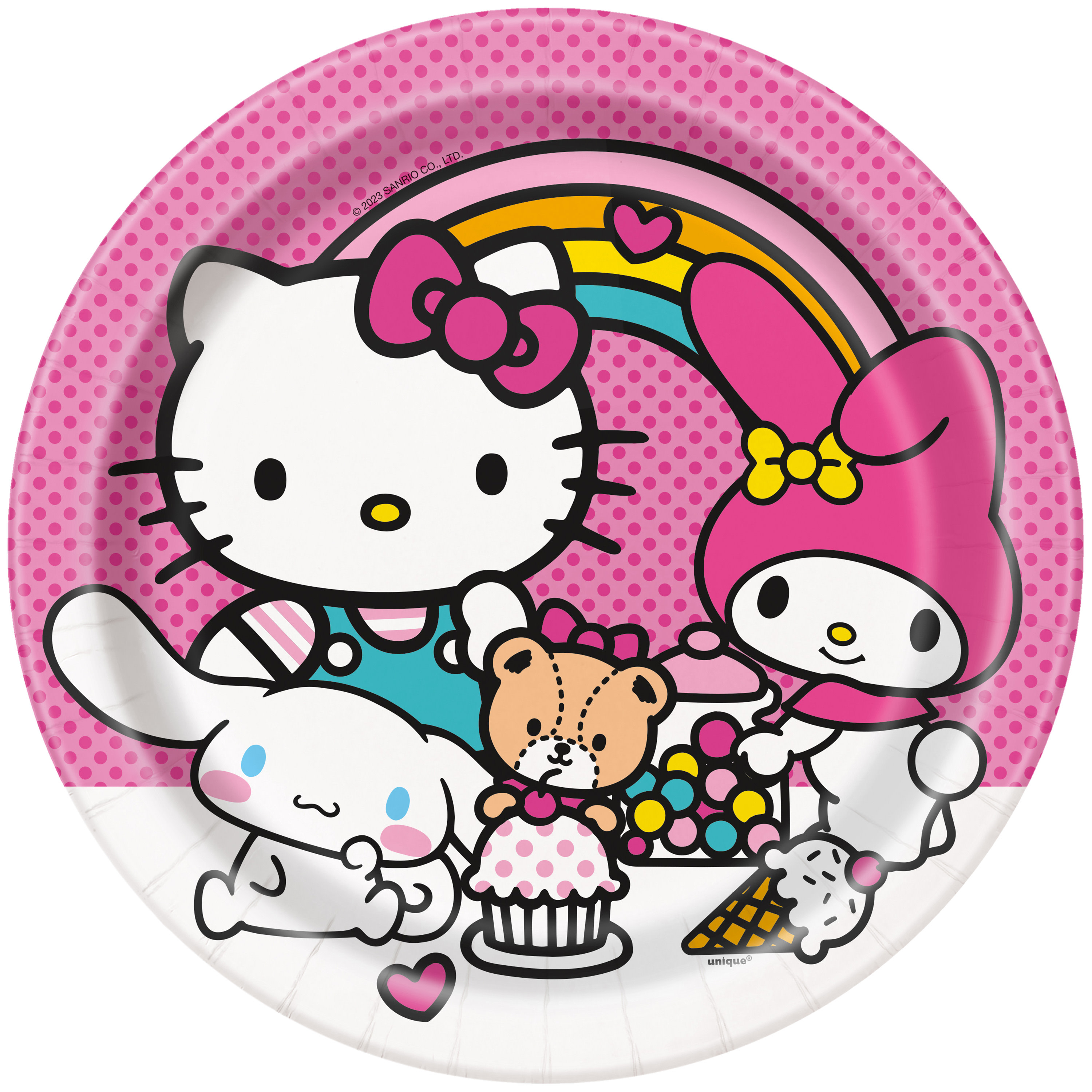 9in Hello Kitty And Friends® Paper Plates 8-Count