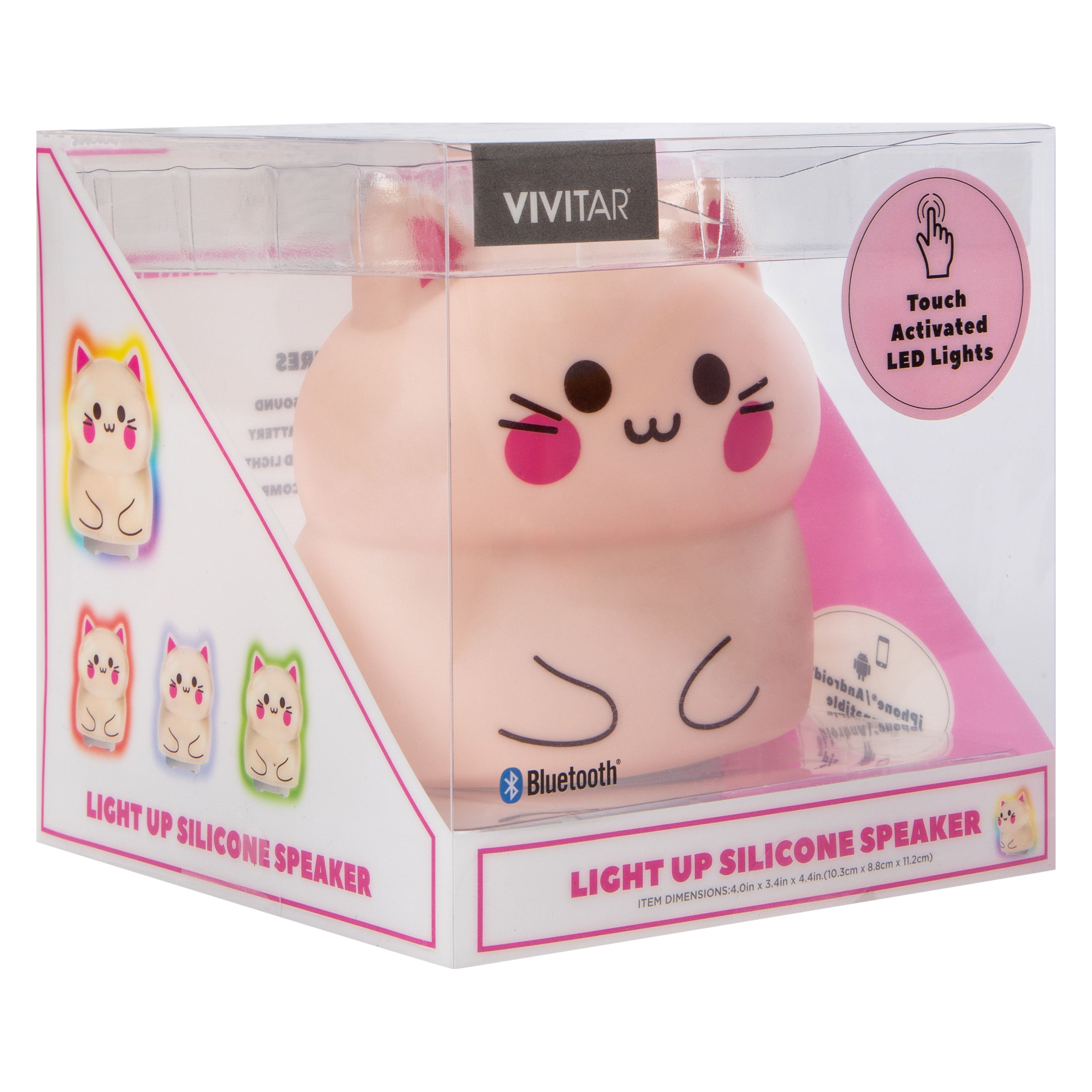 Vivitar® Light-Up Silicone Speaker