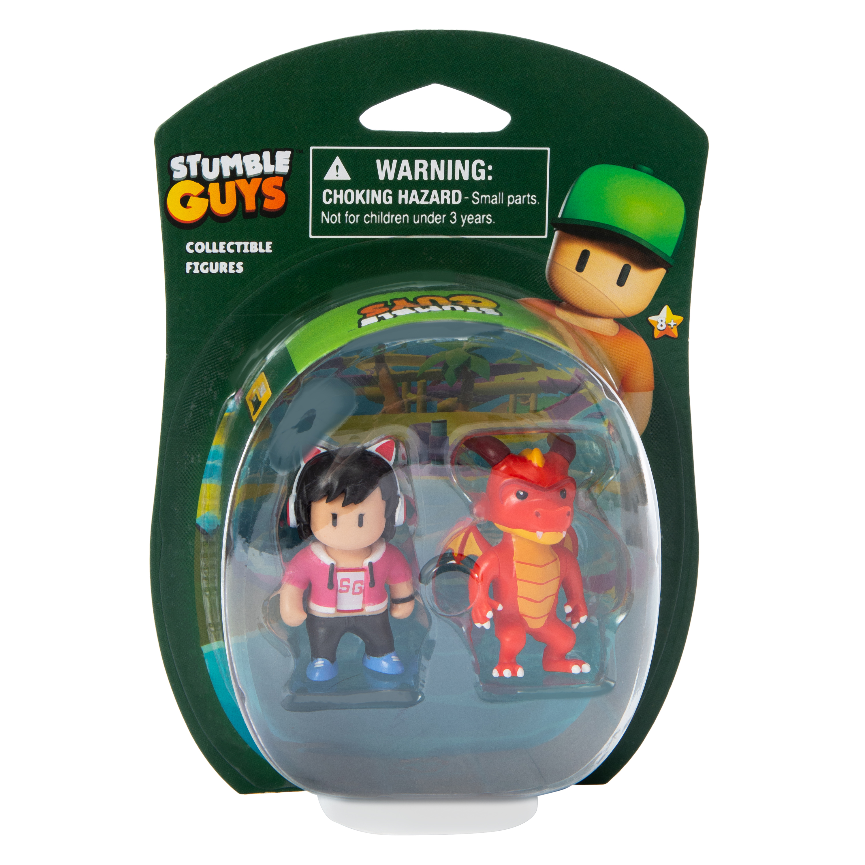 Stumble Guys Collectible Figures 2-Pack (Styles May Vary)