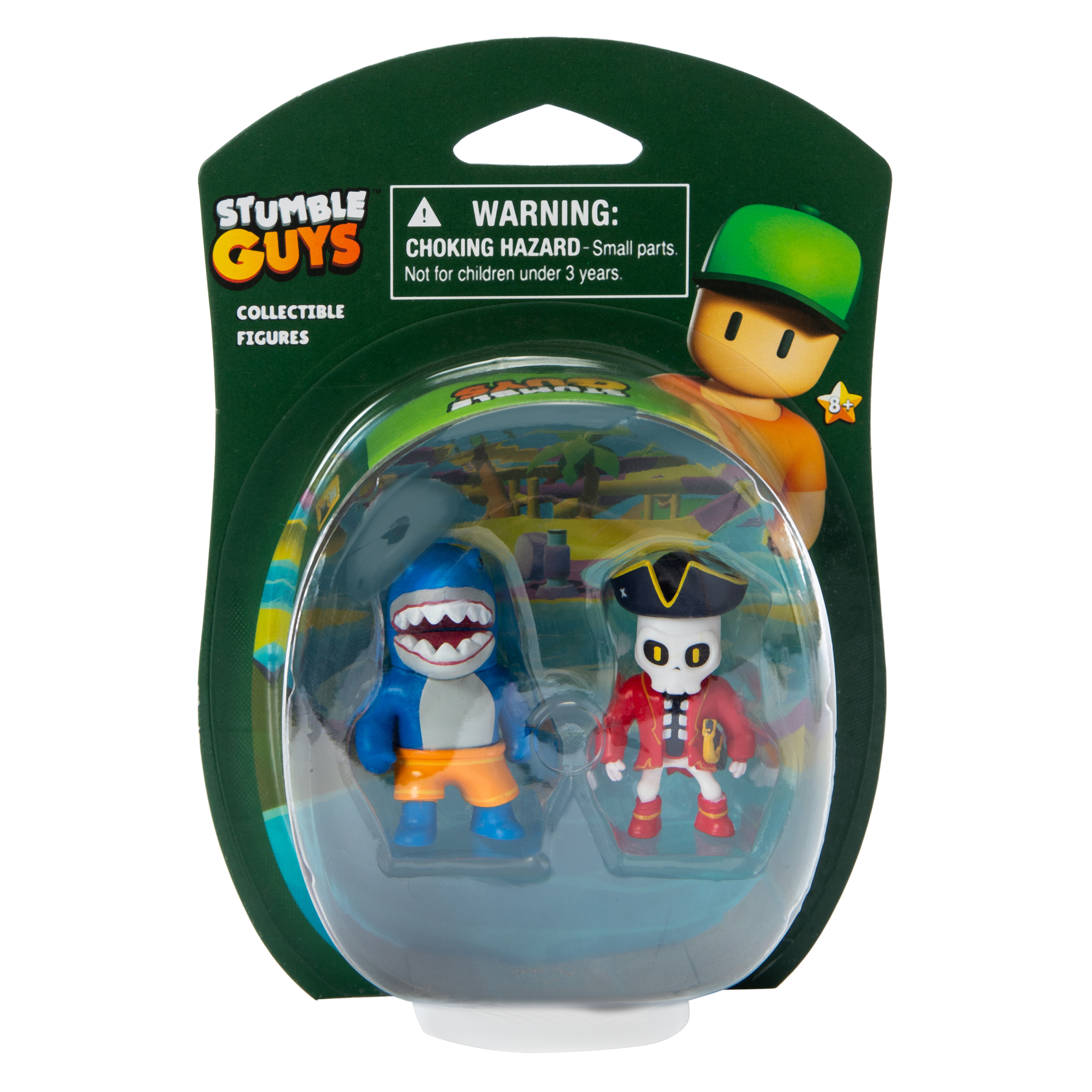 Stumble Guys Collectible Figures 2-Pack (Styles May Vary)