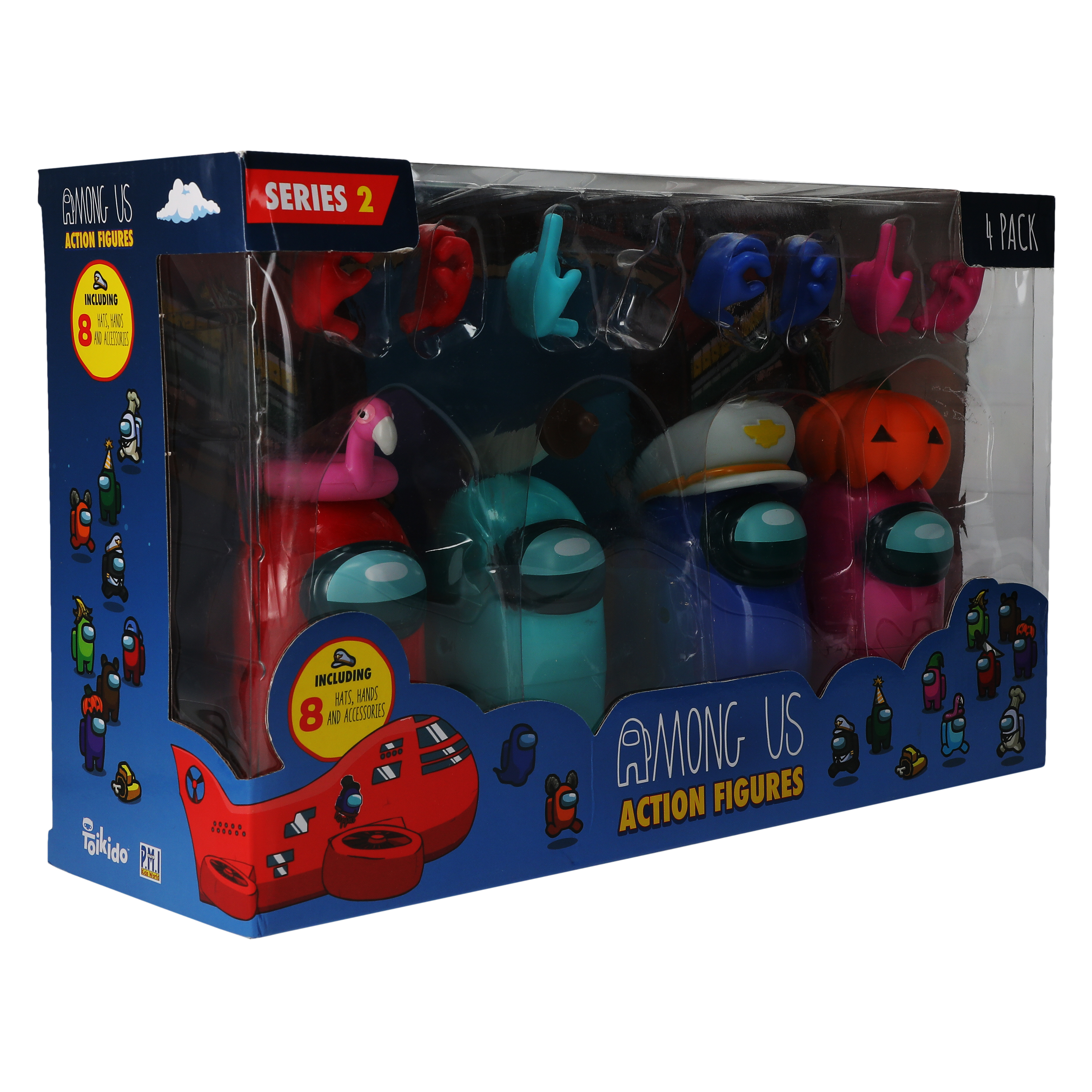 Among Us Action Figures 4-Pack Series 2